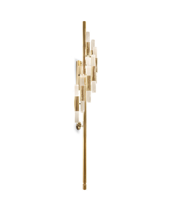 Waterfall Torch 14-Light Wall Sconce - Luxxu - Luxury Lighting Boutique