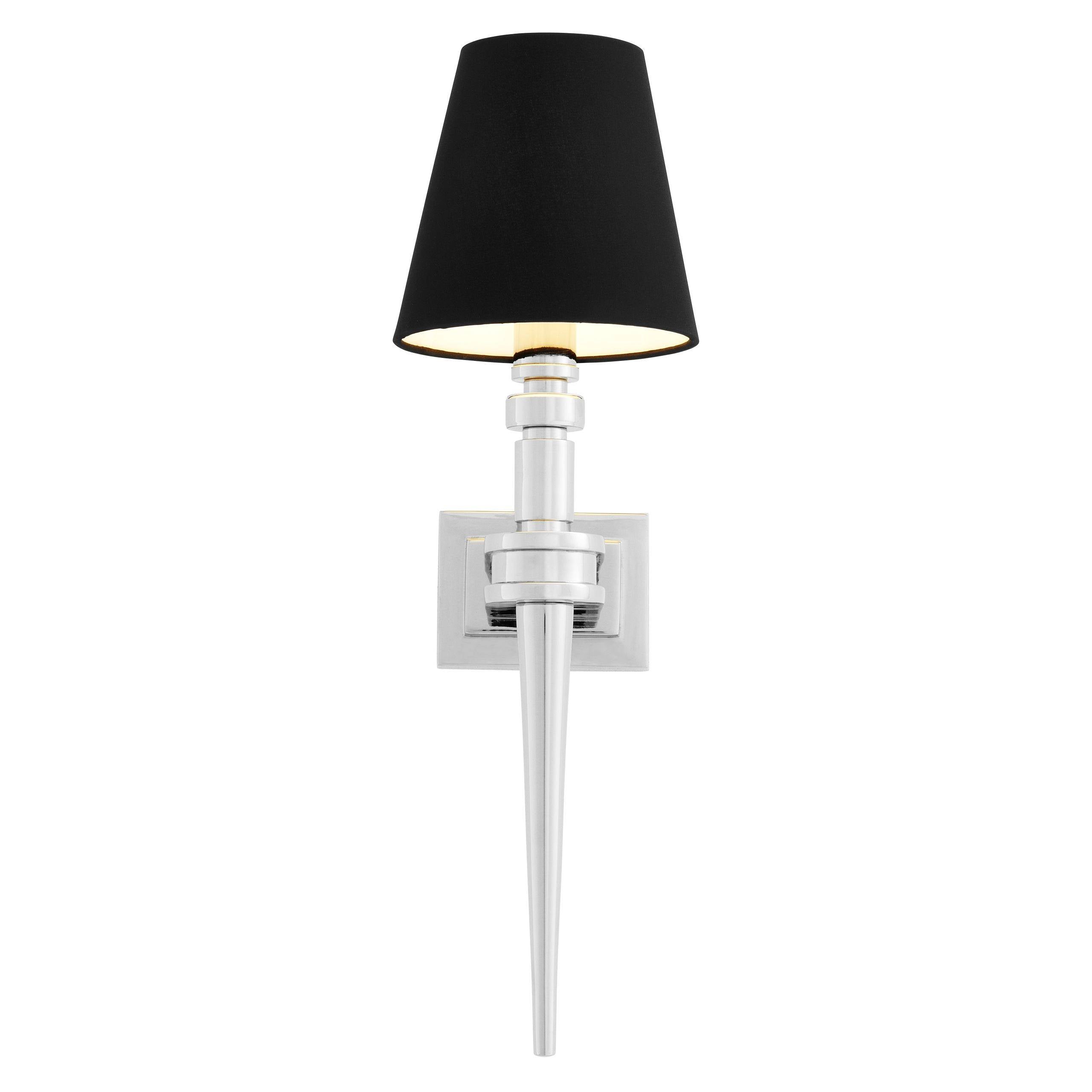 Waterloo Wall Lamps - Single | Triple - Brass | Nickel - Eichholtz - Luxury Lighting BoutiqueWall LightsEichholtz
