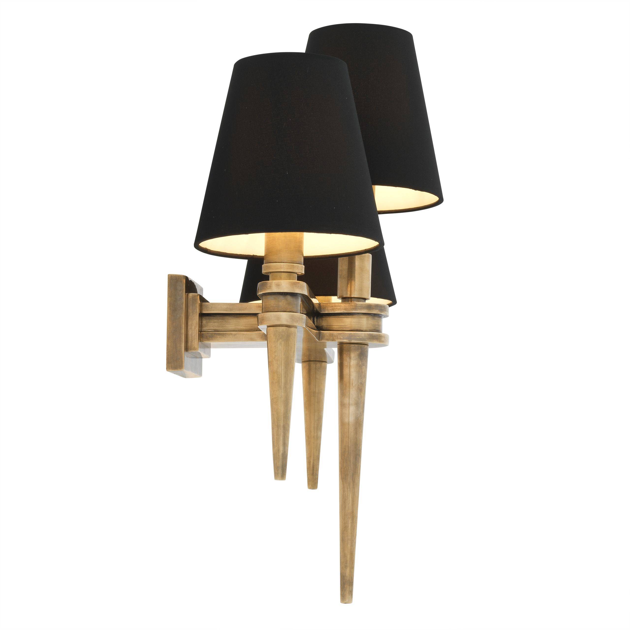 Waterloo Wall Lamps - Single | Triple - Brass | Nickel - Eichholtz - Luxury Lighting BoutiqueWall LightsEichholtz