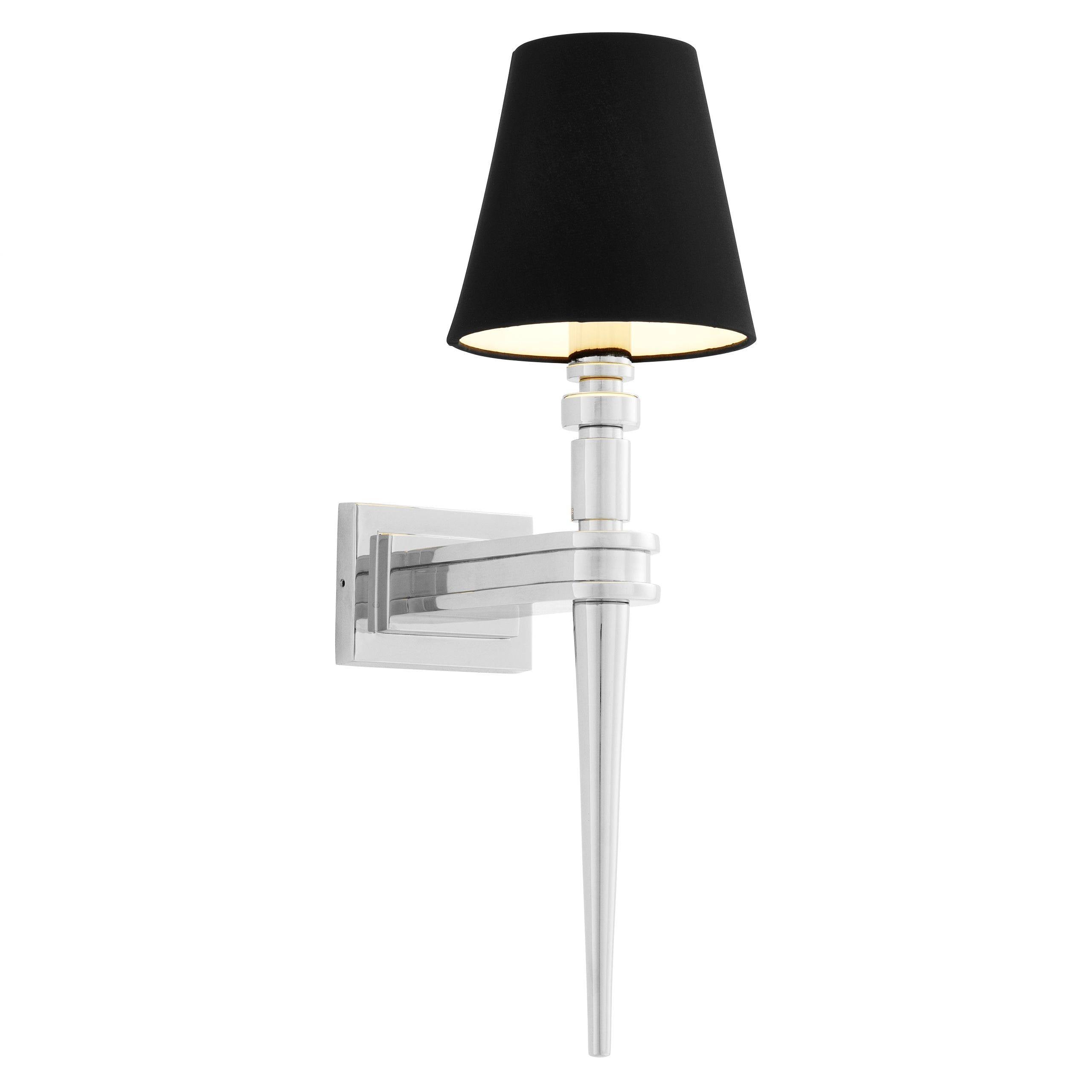 Waterloo Wall Lamps - Single | Triple - Brass | Nickel - Eichholtz - Luxury Lighting BoutiqueWall LightsEichholtz