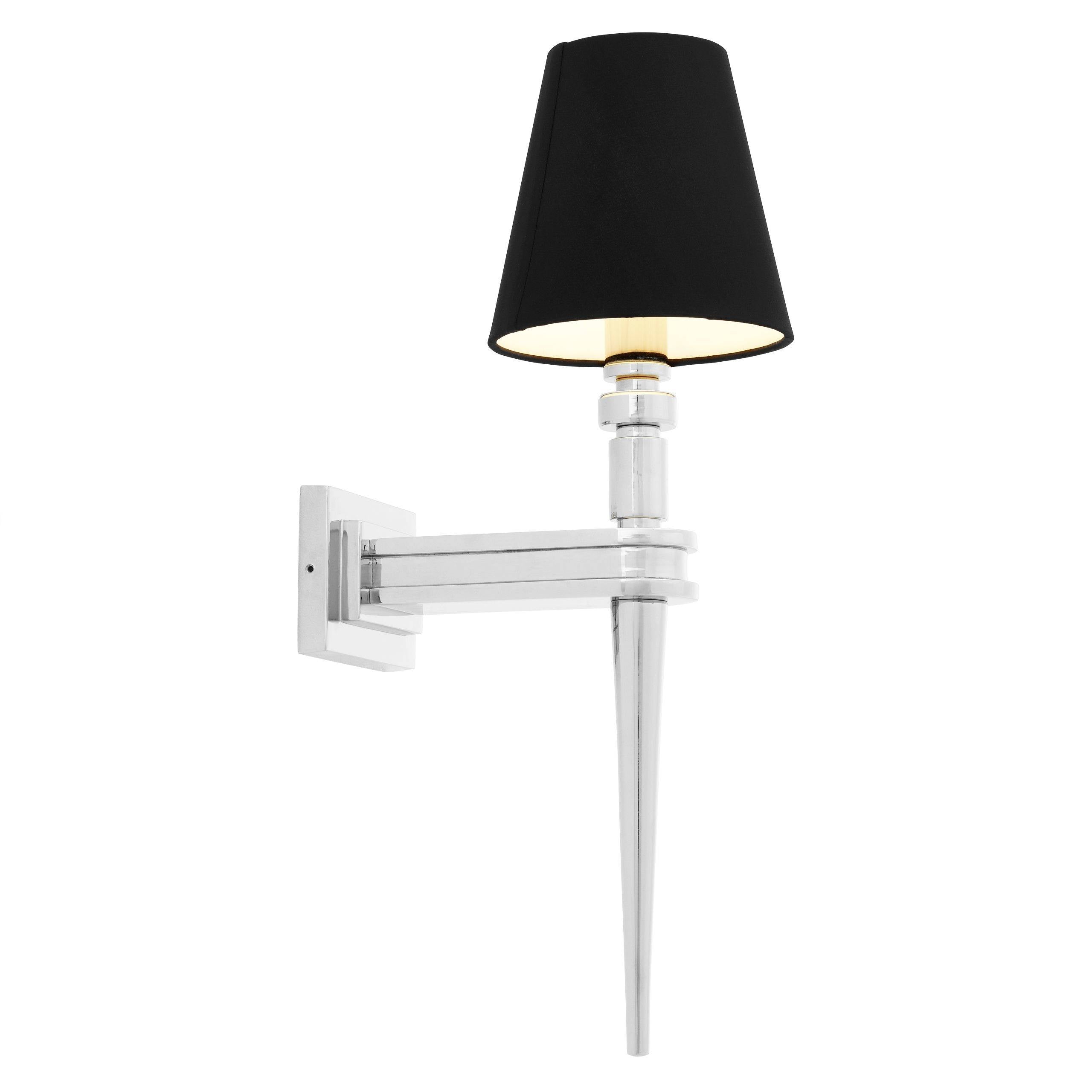 Waterloo Wall Lamps - Single | Triple - Brass | Nickel - Eichholtz - Luxury Lighting BoutiqueWall LightsEichholtz