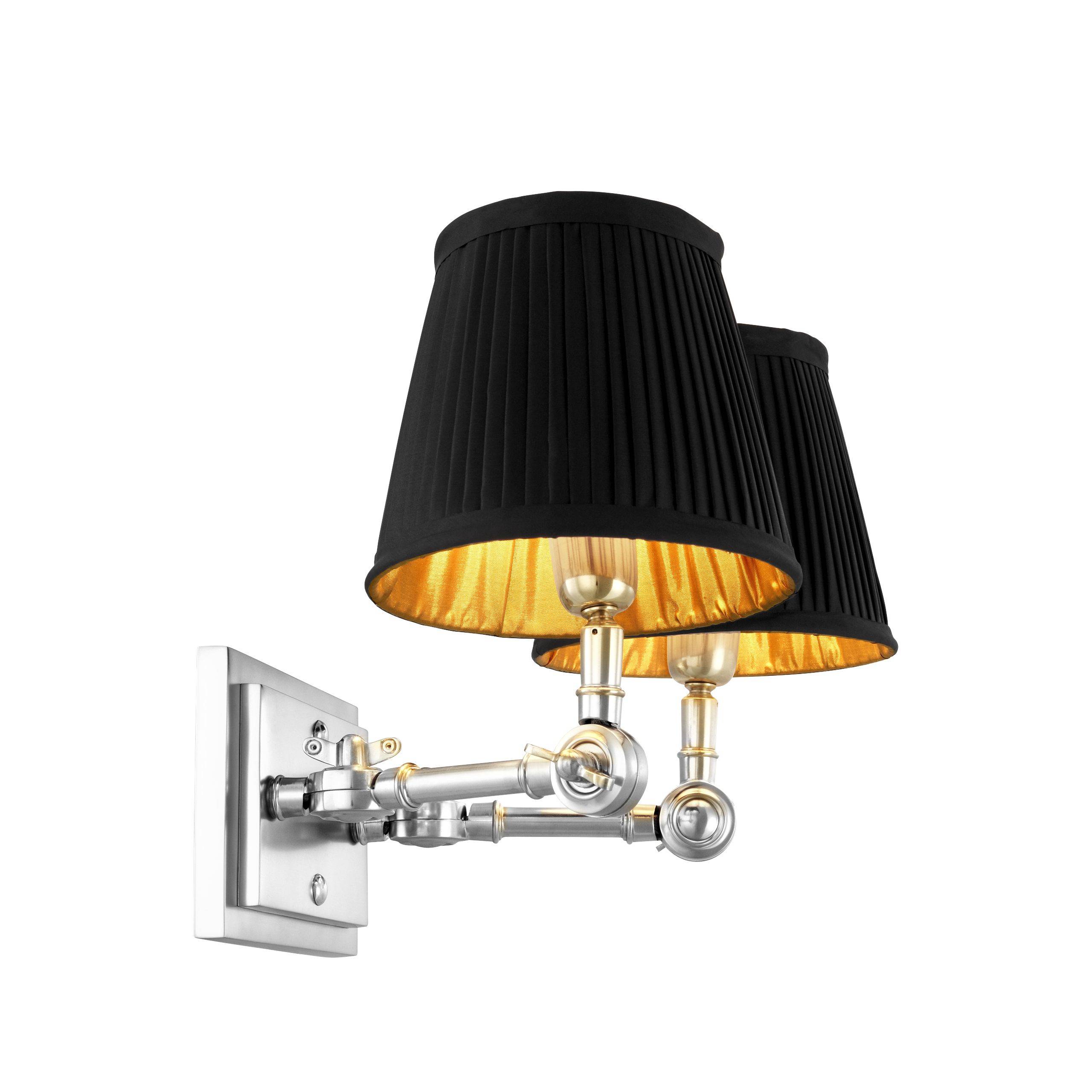 Wentworth Wall Lamps - Single | Double - Gold | Nickel - Eichholtz - Luxury Lighting BoutiqueWall LightsEichholtz