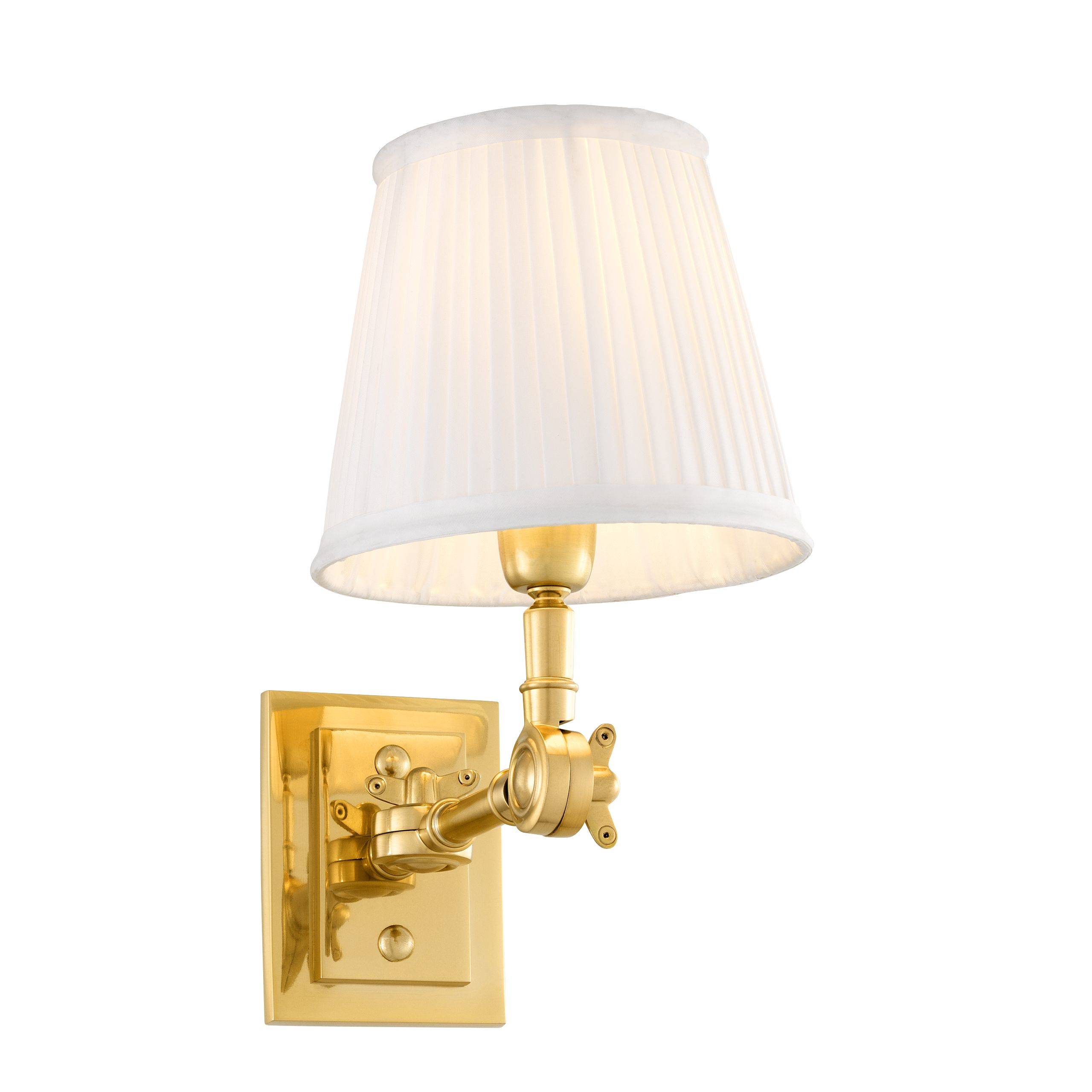 Wentworth Wall Lamps - Single | Double - Gold | Nickel - Eichholtz - Luxury Lighting BoutiqueWall LightsEichholtz