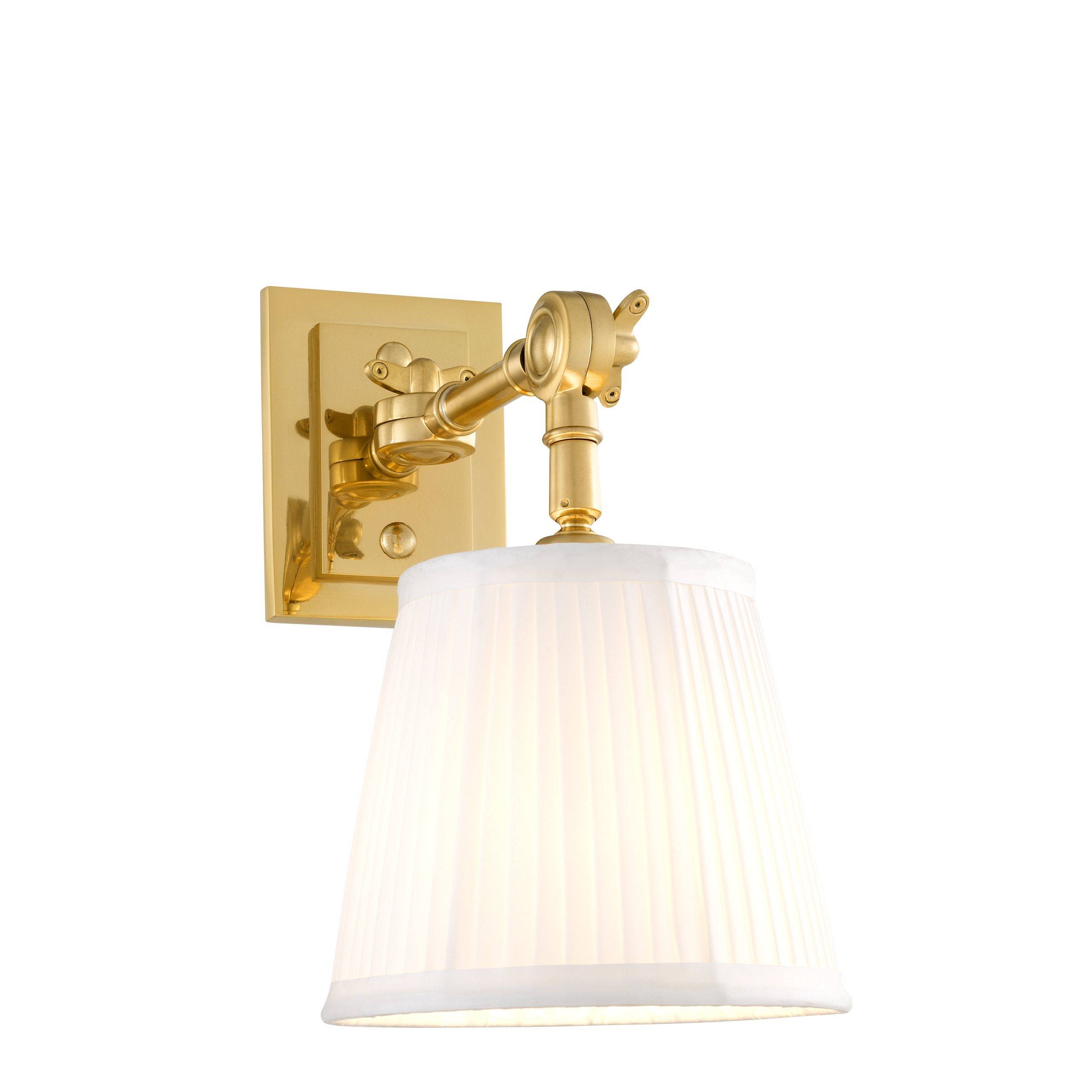 Wentworth Wall Lamps - Single | Double - Gold | Nickel - Eichholtz - Luxury Lighting BoutiqueWall LightsEichholtz