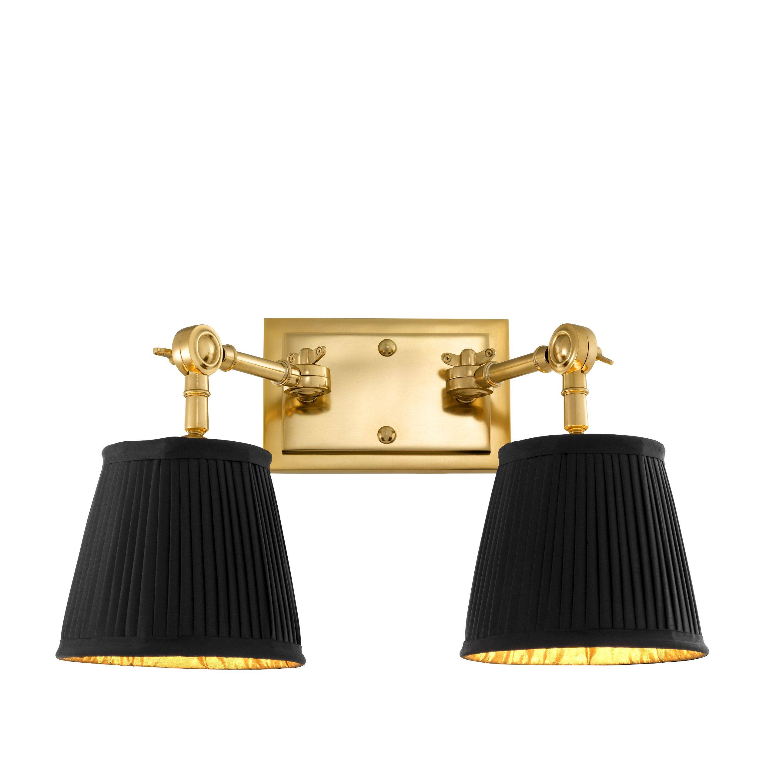 Wentworth Wall Lamps - Single | Double - Gold | Nickel - Eichholtz - Luxury Lighting BoutiqueWall LightsEichholtz