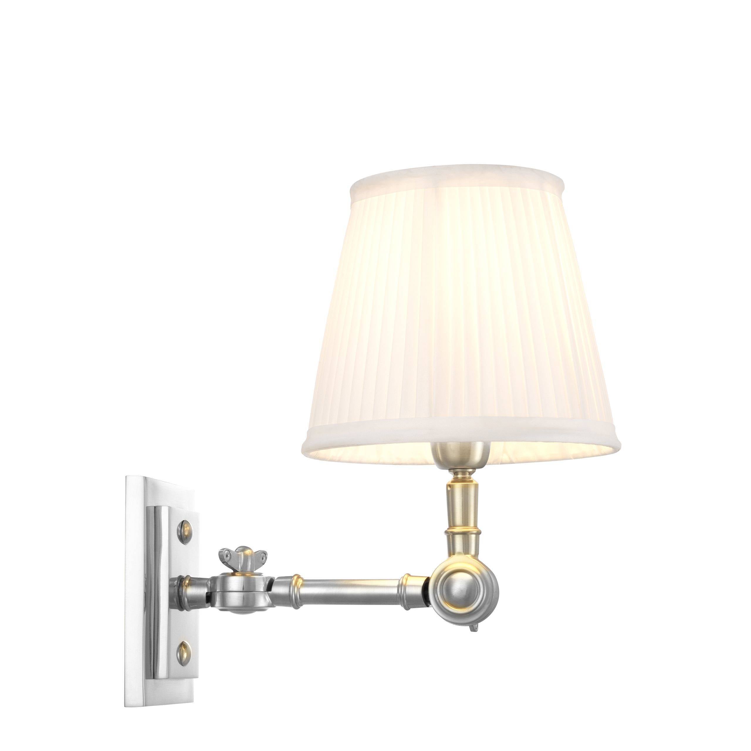 Wentworth Wall Lamps - Single | Double - Gold | Nickel - Eichholtz - Luxury Lighting BoutiqueWall LightsEichholtz
