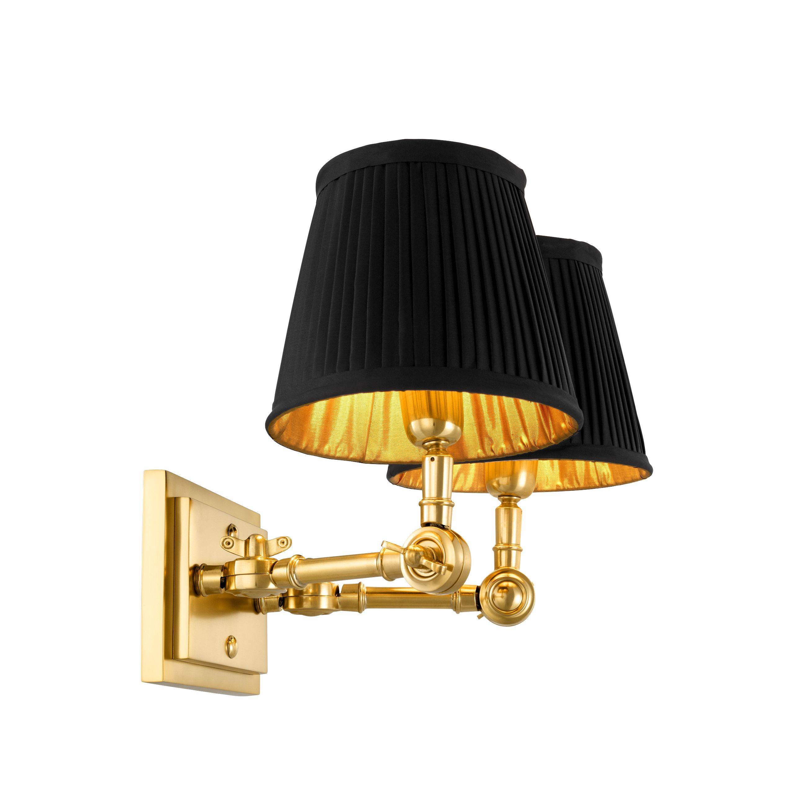 Wentworth Wall Lamps - Single | Double - Gold | Nickel - Eichholtz - Luxury Lighting BoutiqueWall LightsEichholtz