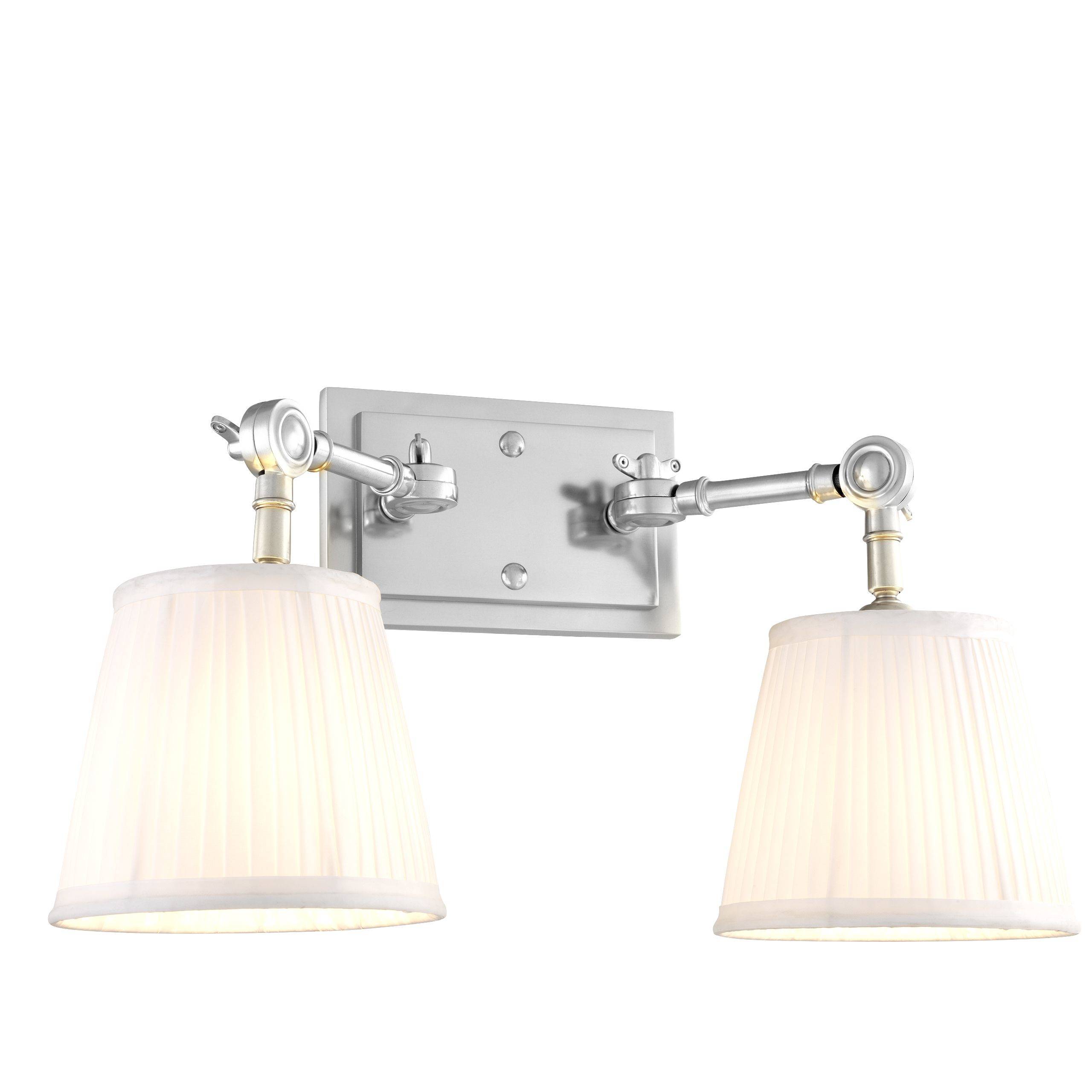 Wentworth Wall Lamps - Single | Double - Gold | Nickel - Eichholtz - Luxury Lighting BoutiqueWall LightsEichholtz