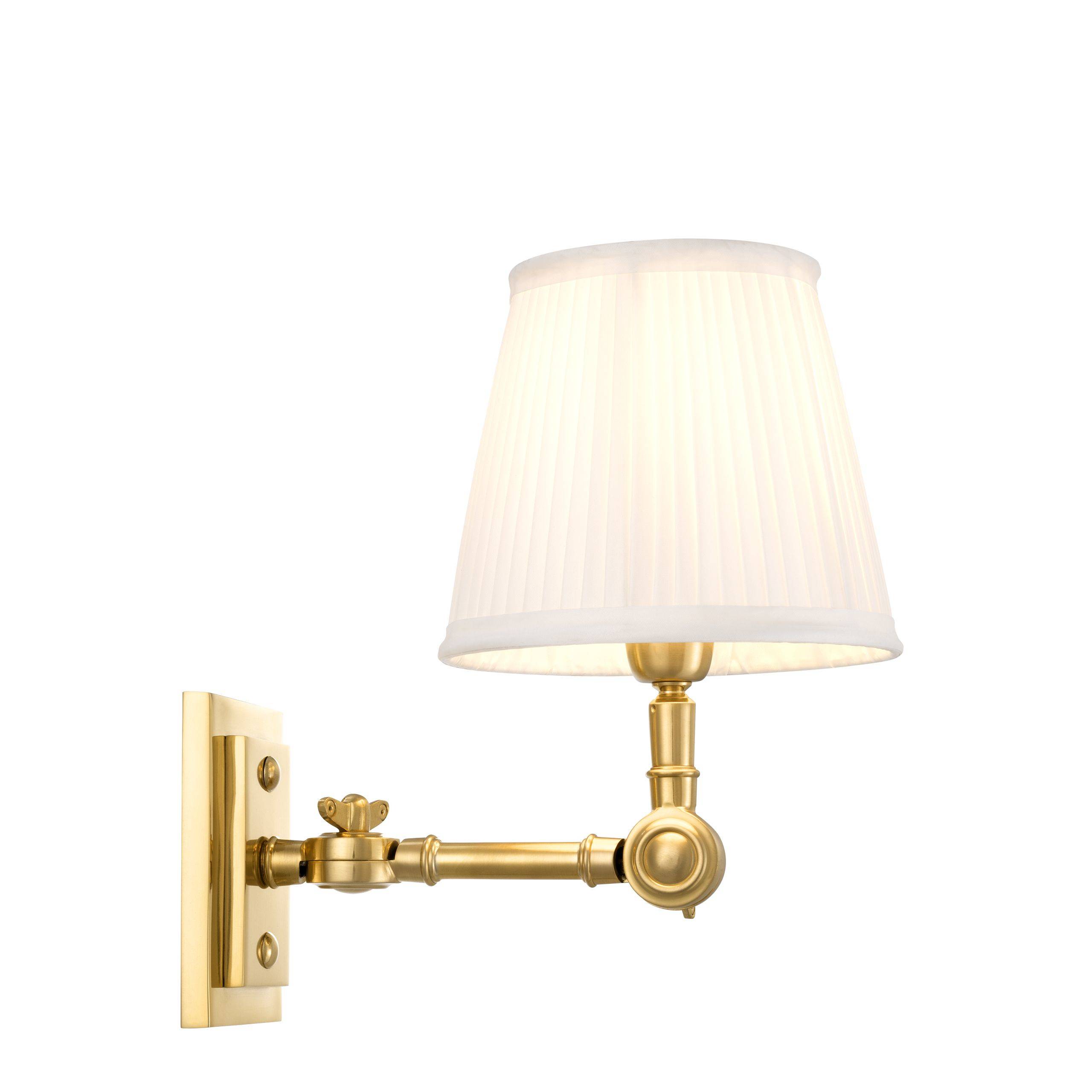 Wentworth Wall Lamps - Single | Double - Gold | Nickel - Eichholtz - Luxury Lighting BoutiqueWall LightsEichholtz