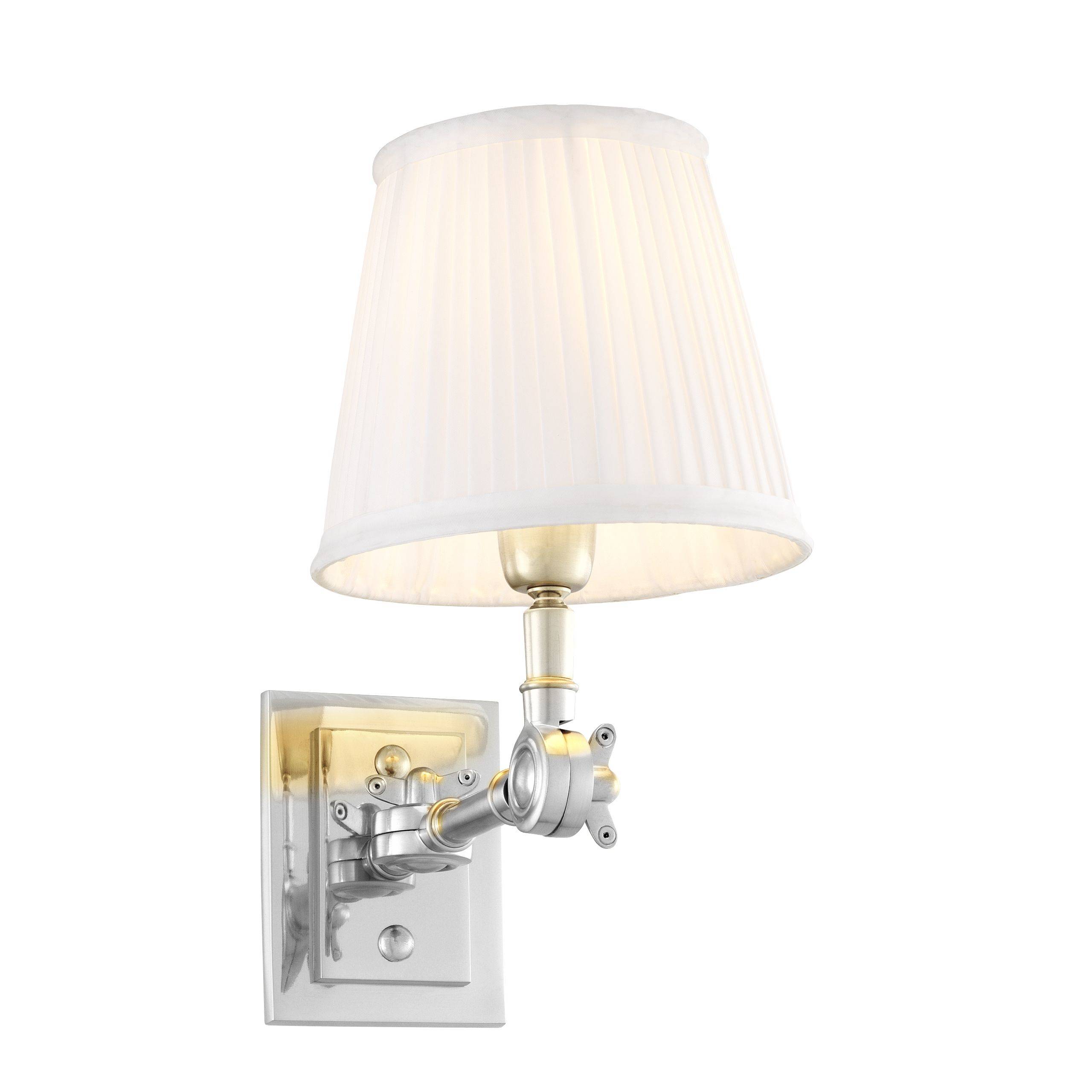 Wentworth Wall Lamps - Single | Double - Gold | Nickel - Eichholtz - Luxury Lighting BoutiqueWall LightsEichholtz