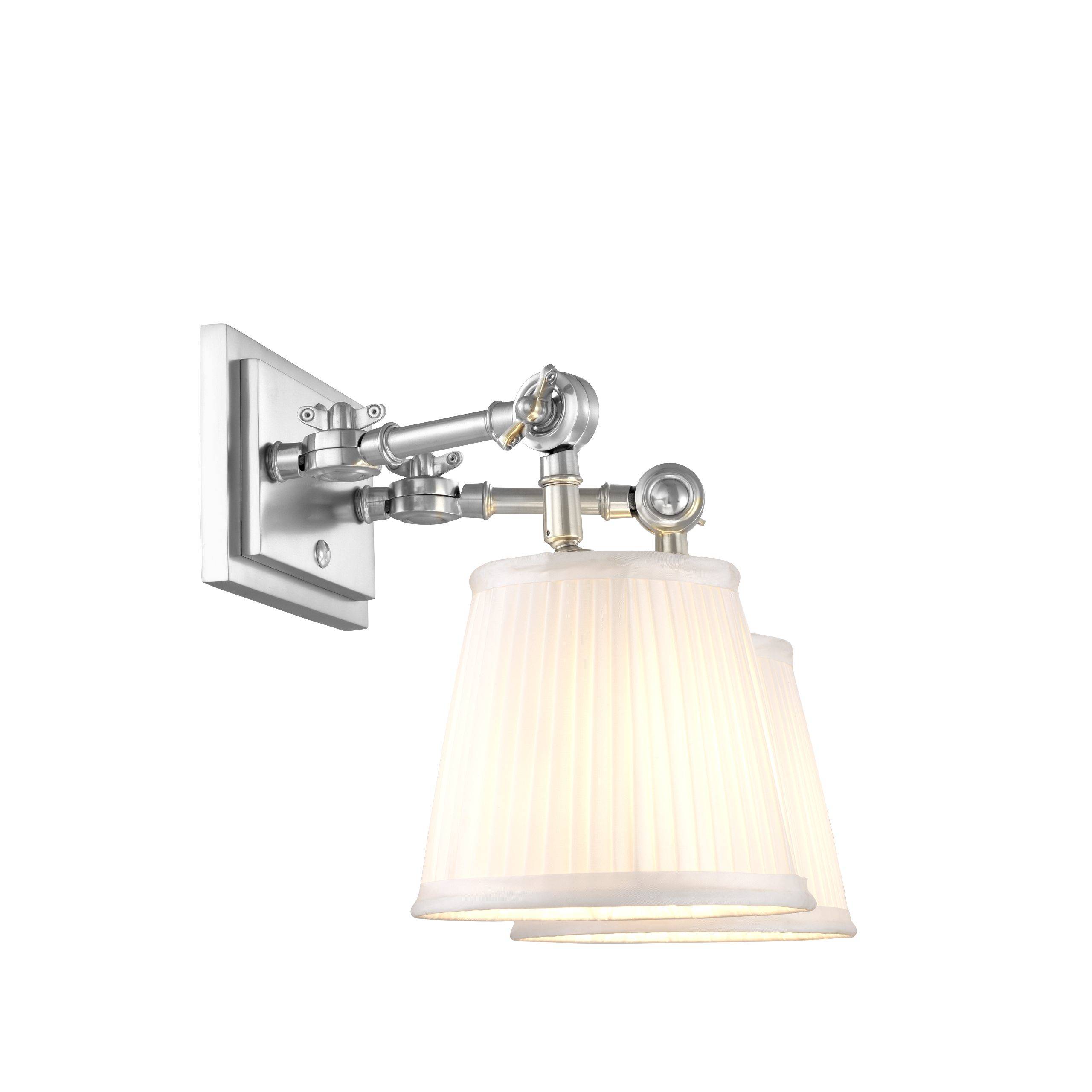 Wentworth Wall Lamps - Single | Double - Gold | Nickel - Eichholtz - Luxury Lighting BoutiqueWall LightsEichholtz