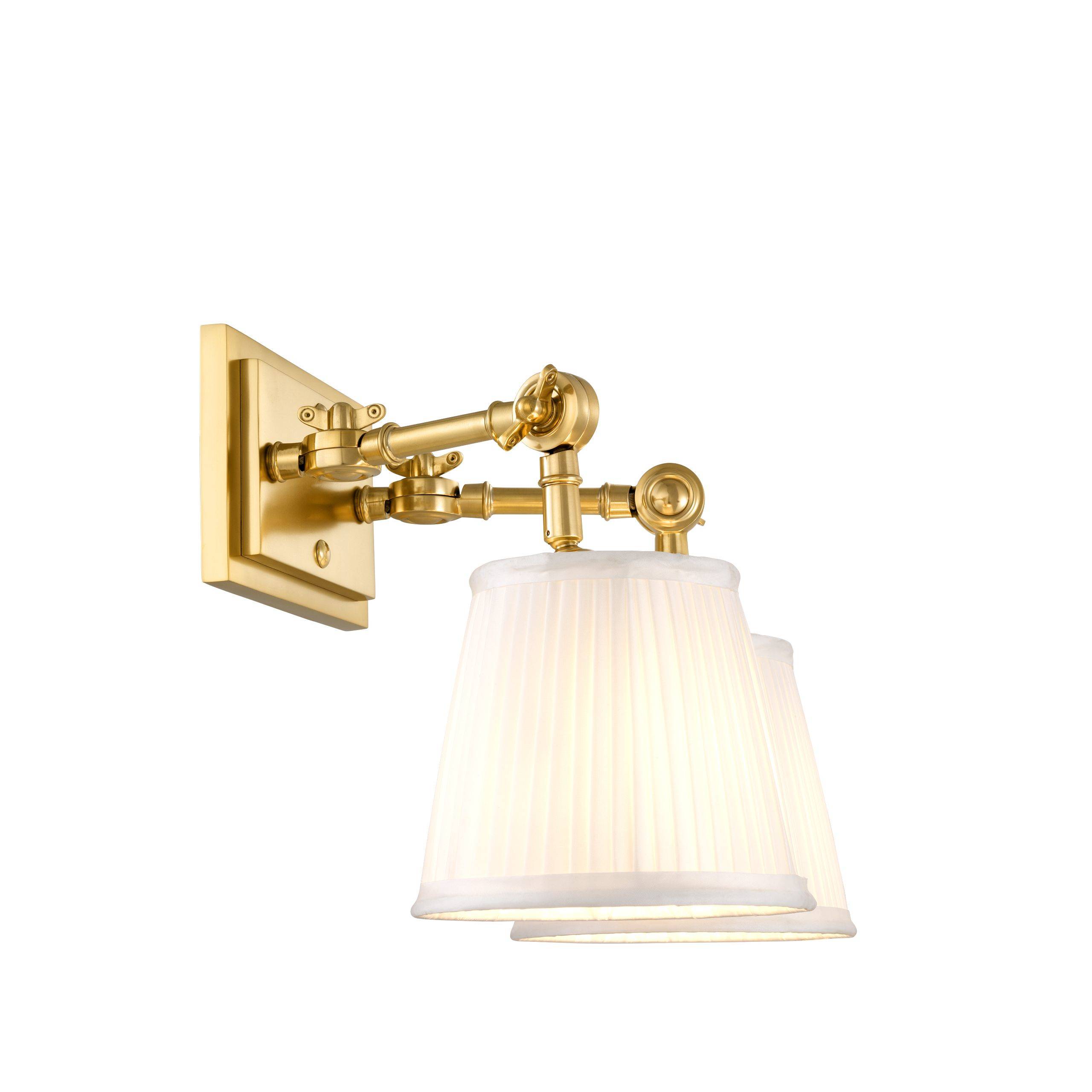 Wentworth Wall Lamps - Single | Double - Gold | Nickel - Eichholtz - Luxury Lighting BoutiqueWall LightsEichholtz