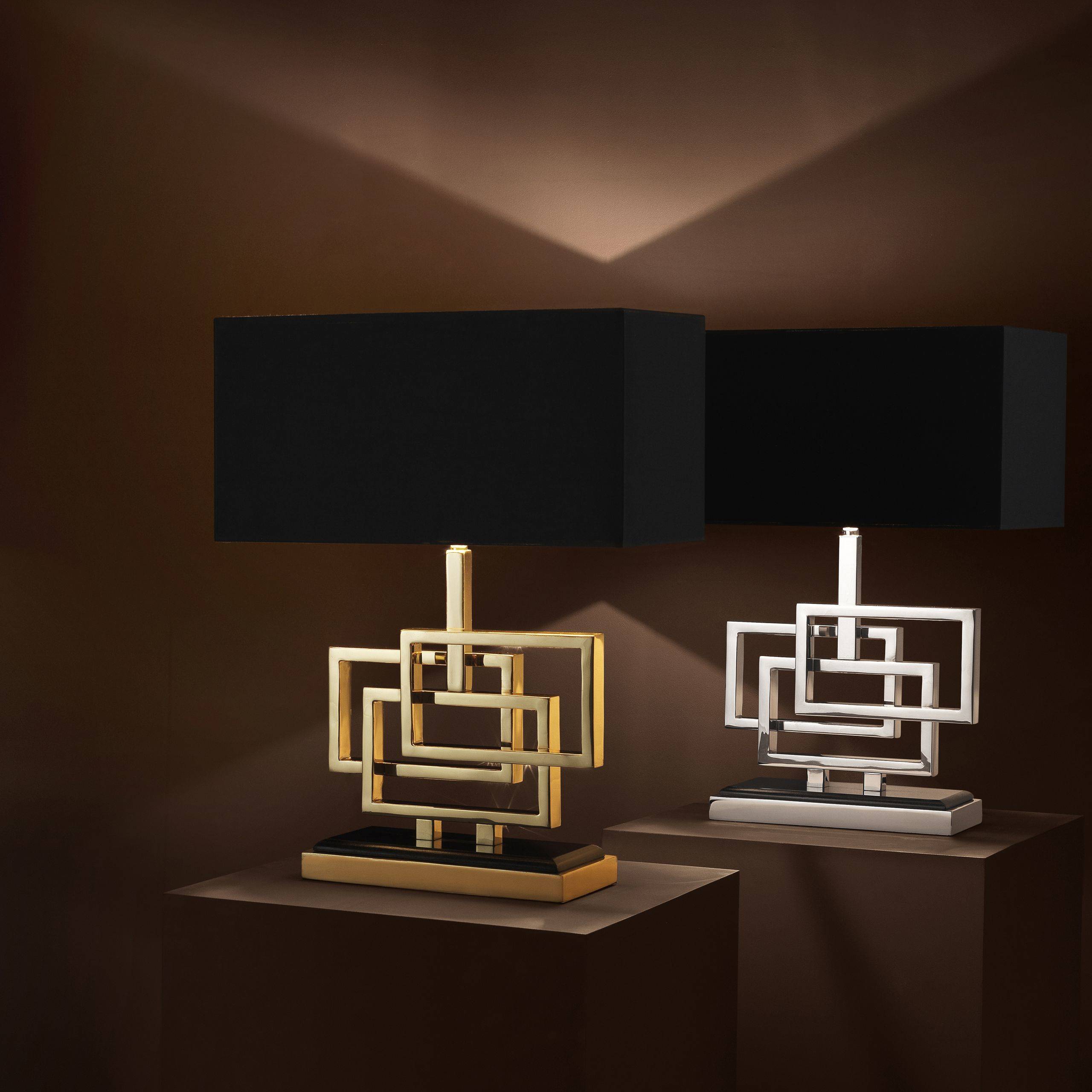 Windolf Table Lamp - Nickel | Brass - Eichholtz - Luxury Lighting BoutiqueTable LampEichholtz