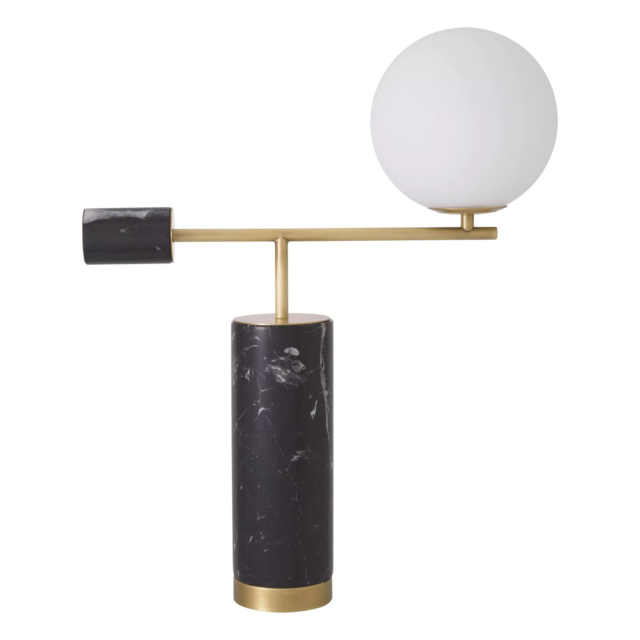 Xperiance (Black/Grey/Travertine Marble) Table Lamp - Eichholtz - Luxury Lighting Boutique