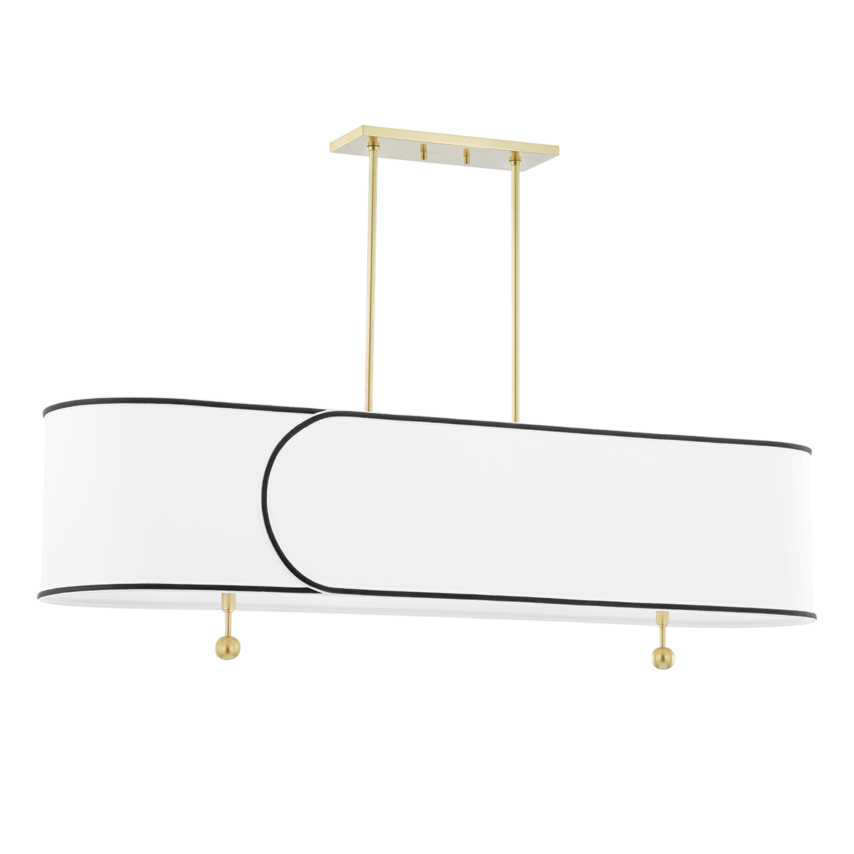 Zara Linear Modern Chandelier -H381905 - Mitzi - Luxury Lighting Boutique