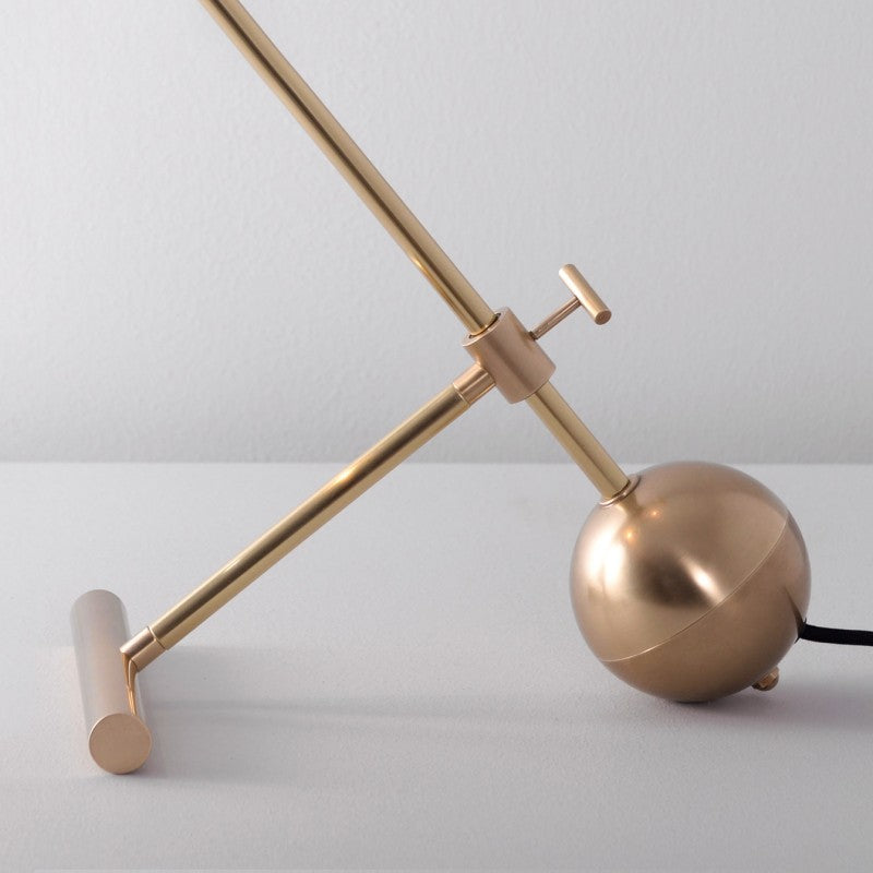 Zosia Brass Table Lamp - Schwung - Luxury Lighting Boutique