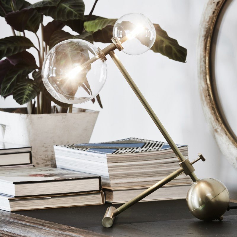Zosia Brass Table Lamp - Schwung - Luxury Lighting BoutiqueTable LampSchwung