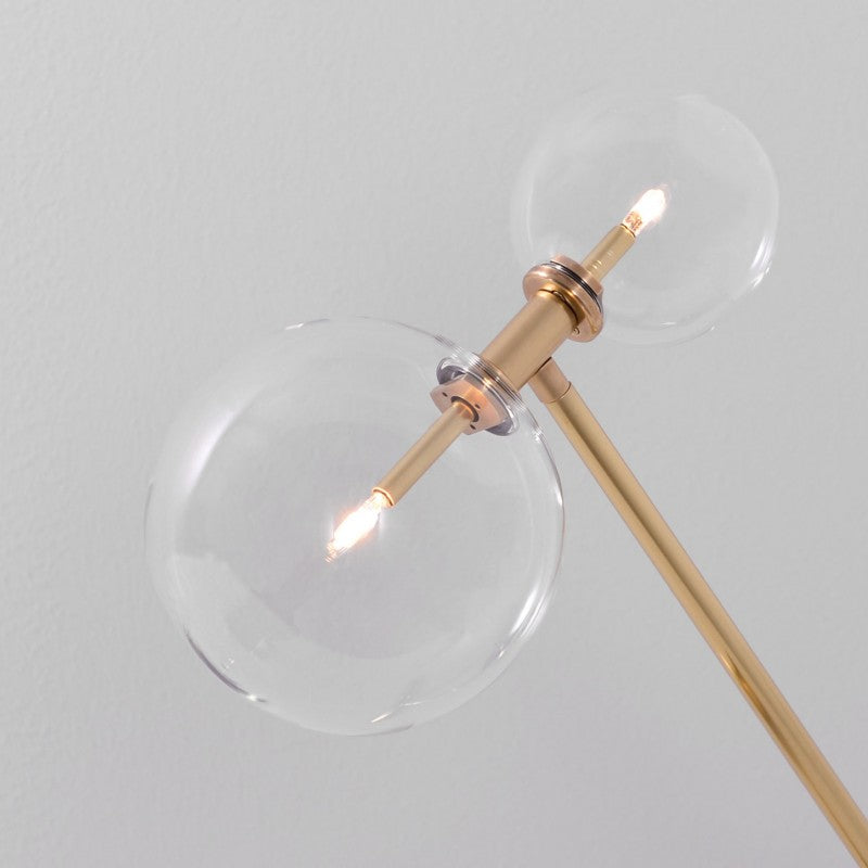 Zosia Brass Table Lamp - Schwung - Luxury Lighting Boutique