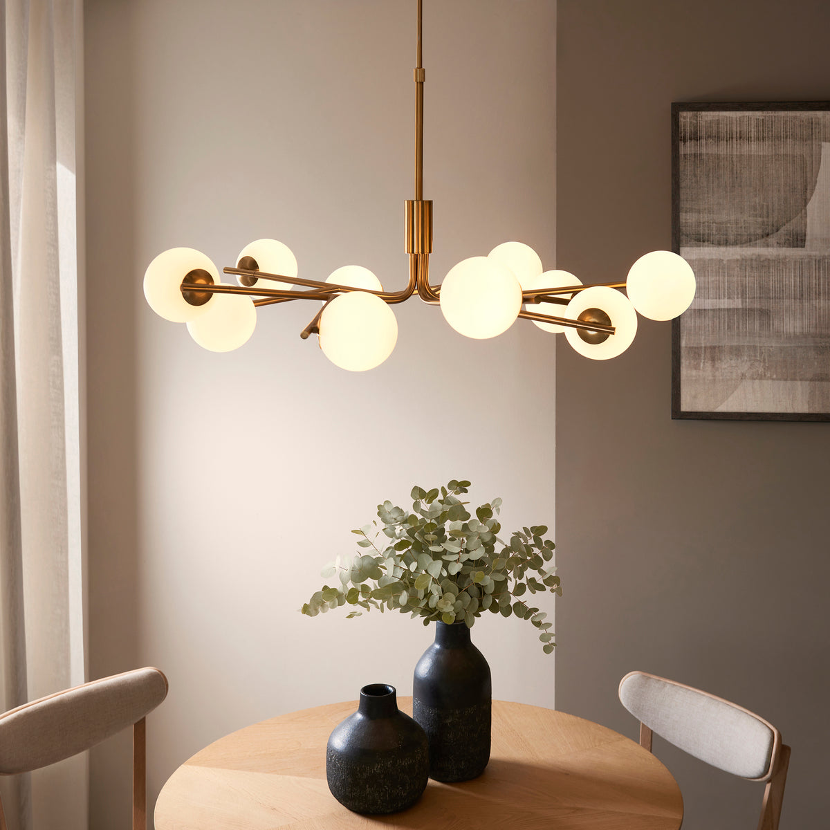 Aaron 10Lt Pendant – Endon - Luxury Lighting BoutiquePendant LampSignature