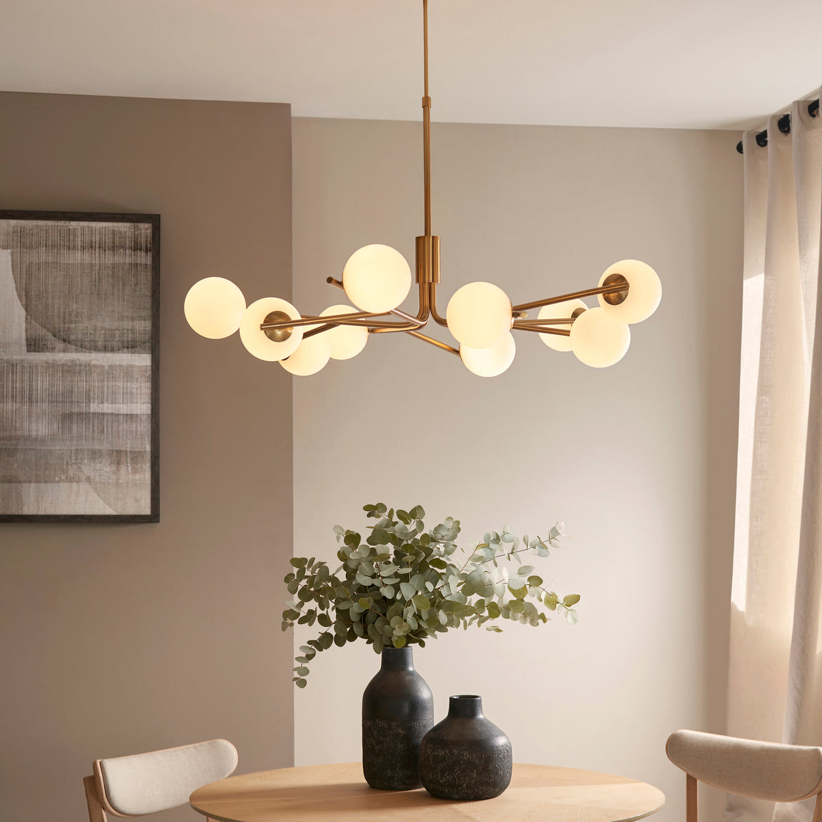 Aaron 10Lt Pendant – Endon - Luxury Lighting BoutiquePendant LampSignature