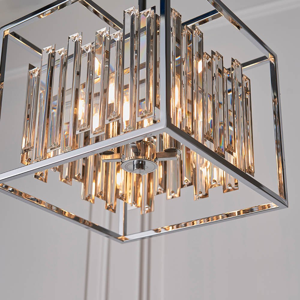 Acadia 4Lt Pendant – Endon - Luxury Lighting BoutiquePendant LampSignature