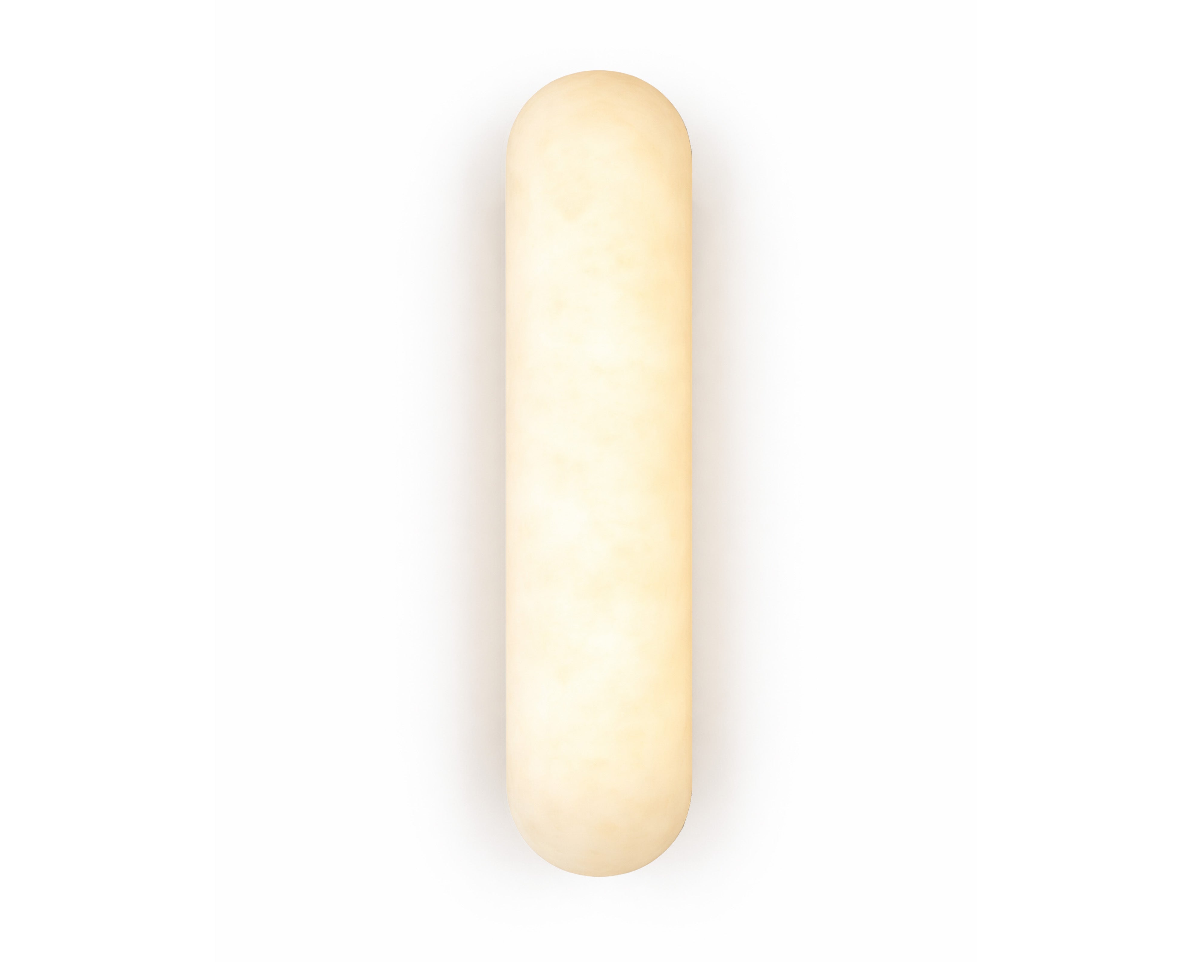 Alura IP44 Wall Light - Liang & Eimil featuring alabaster diffuser with brushed brass finish.