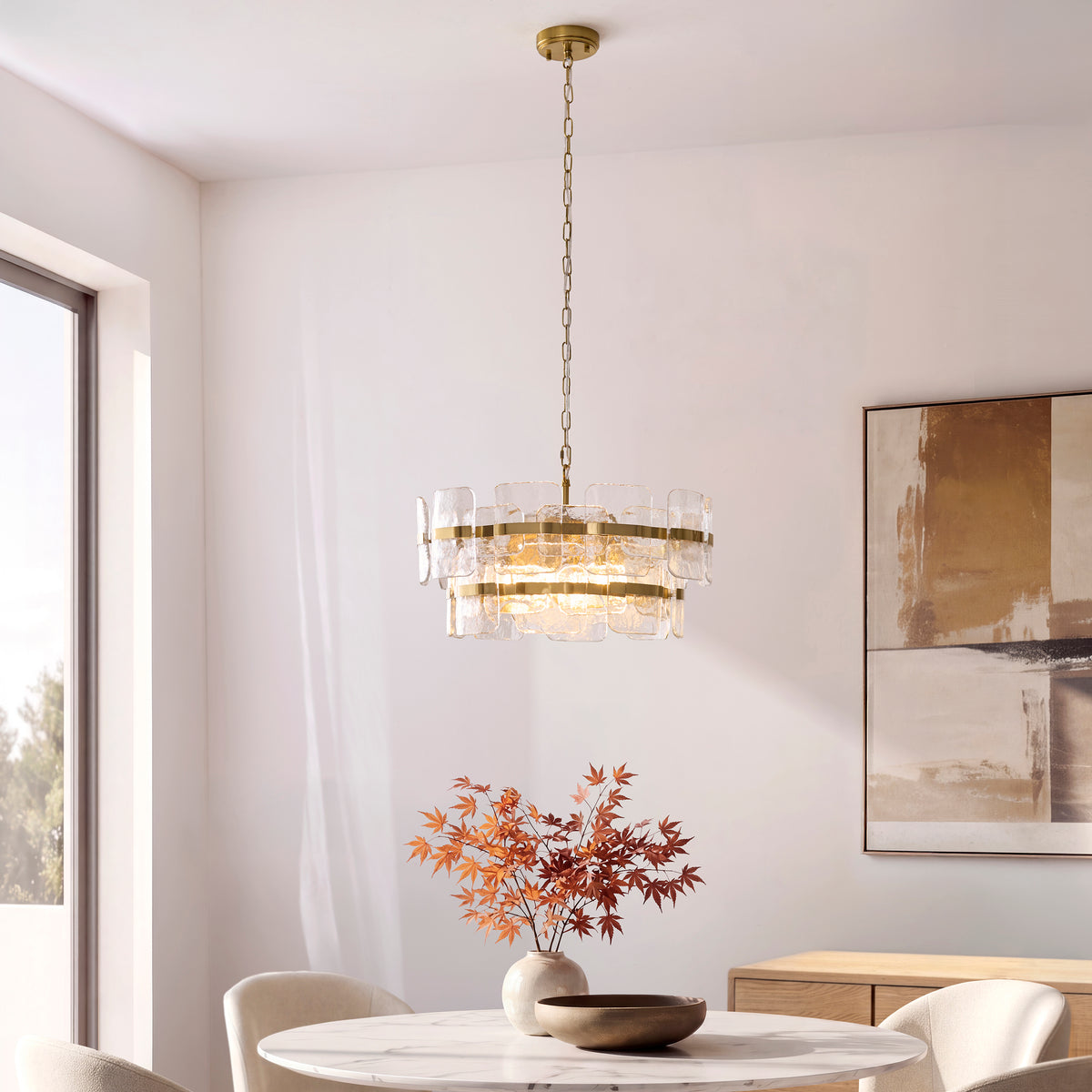 Ancara 6Lt Pendant – Endon - Luxury Lighting BoutiquePendant LampSignature