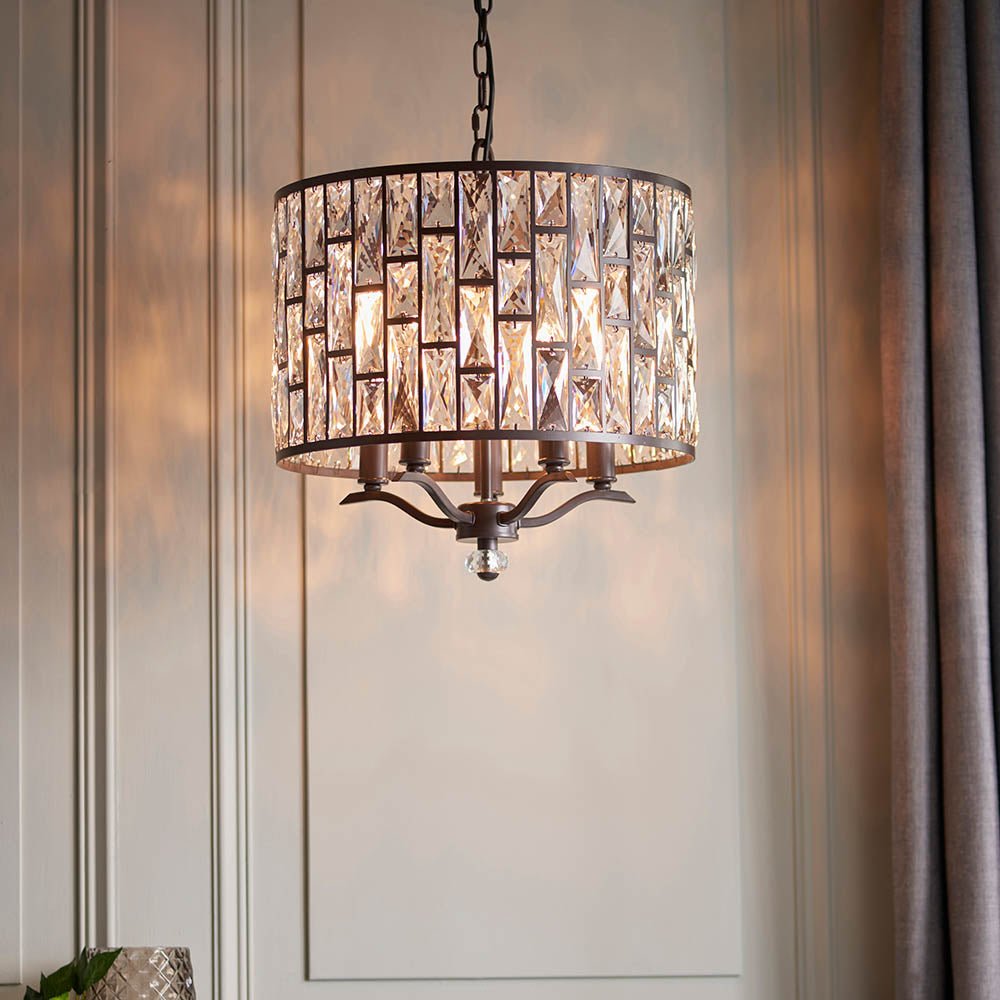 Belle 5Lt Pendant – Endon - Luxury Lighting BoutiquePendant LampSignature