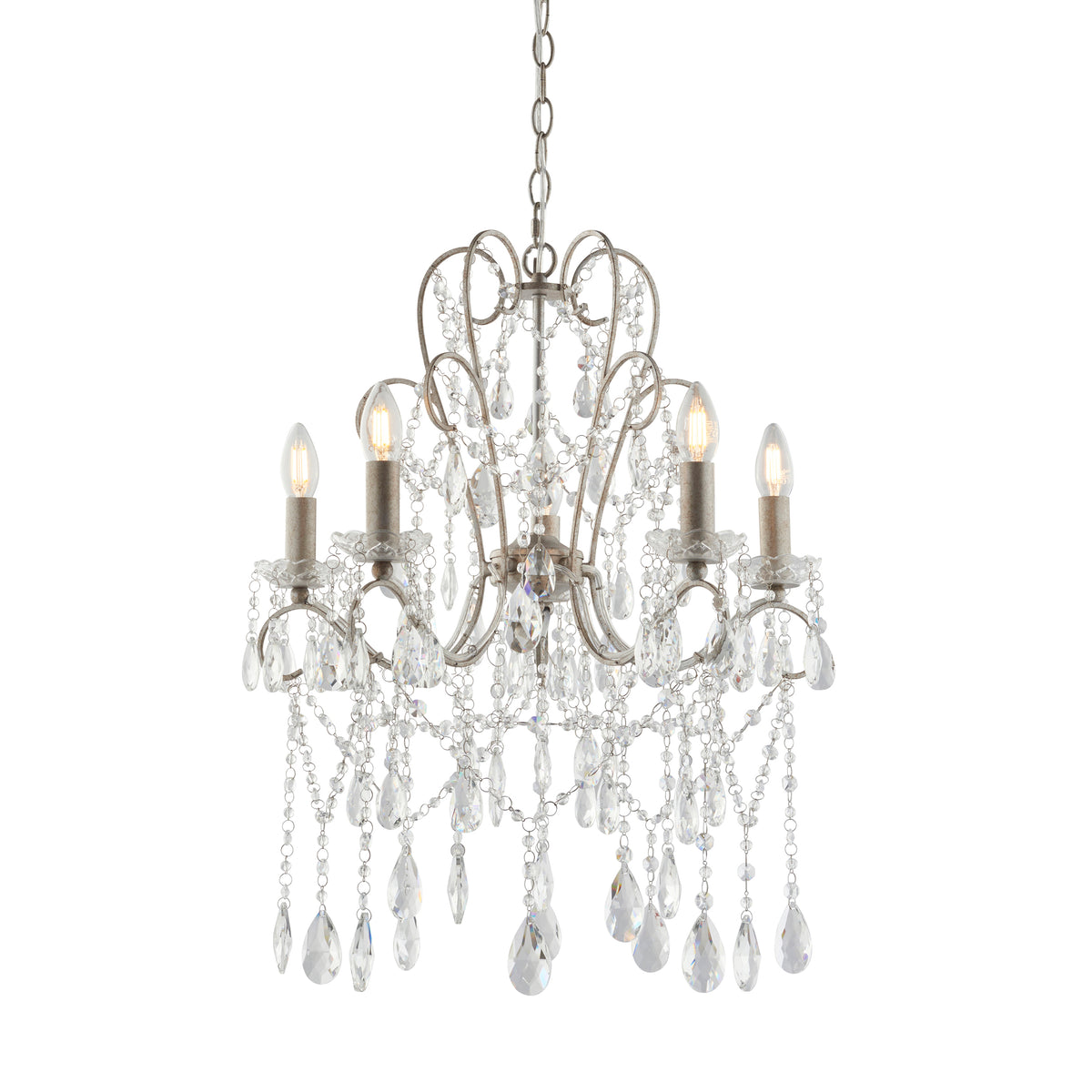 Berkley 5Lt Pendant – Endon - Luxury Lighting BoutiqueChandelierSignature