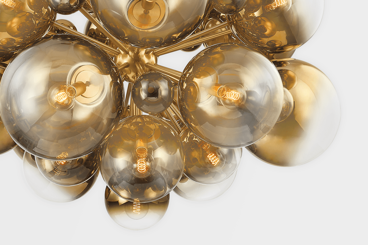 KYOTO Chandelier - 427 - 36 - VPB - CE - Corbett Lighting - Luxury Lighting BoutiqueCeiling LightCorbett Lighting