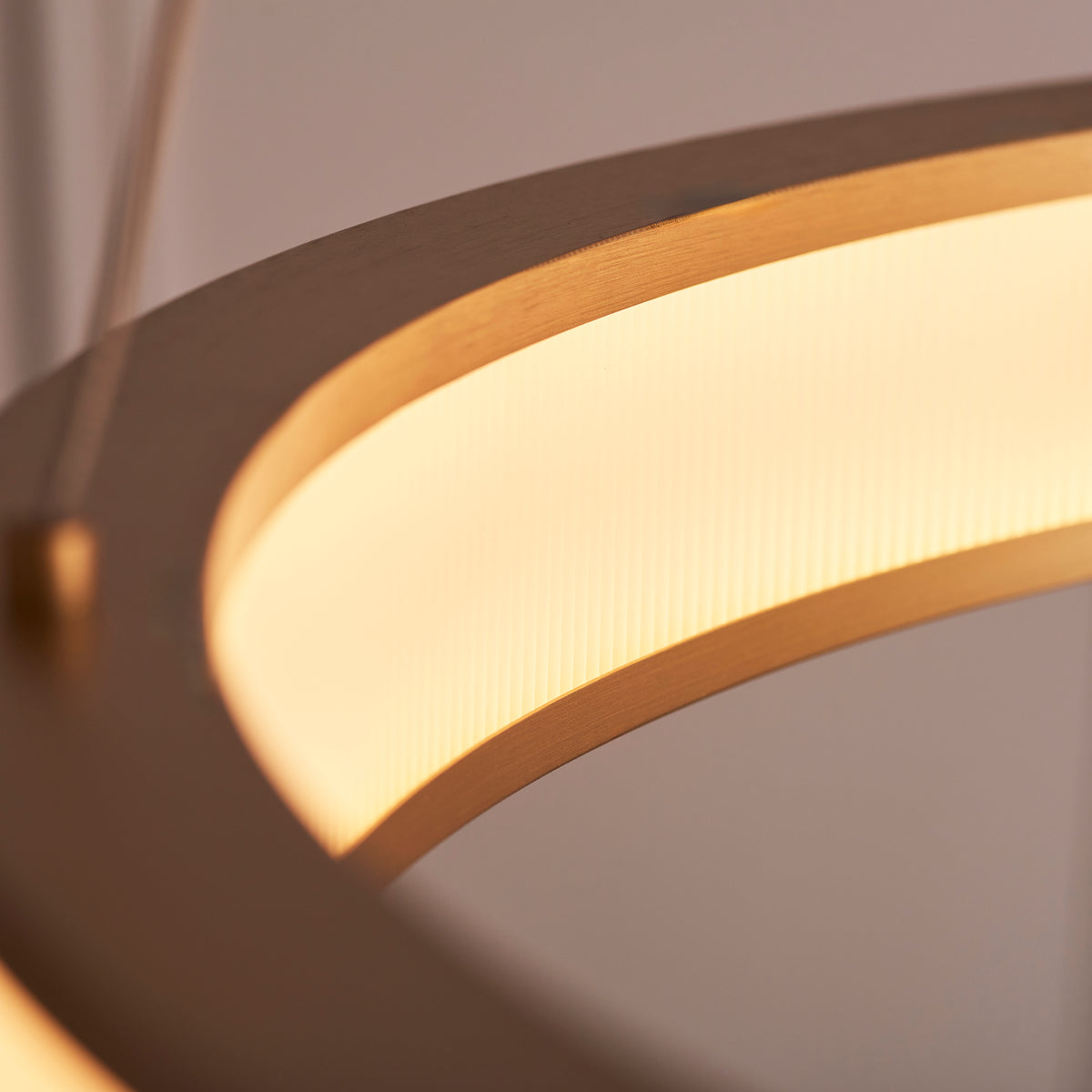 Classic Ribbed Hoop Pendant – Endon - Luxury Lighting BoutiquePendant LampLuxury Lighting Boutique