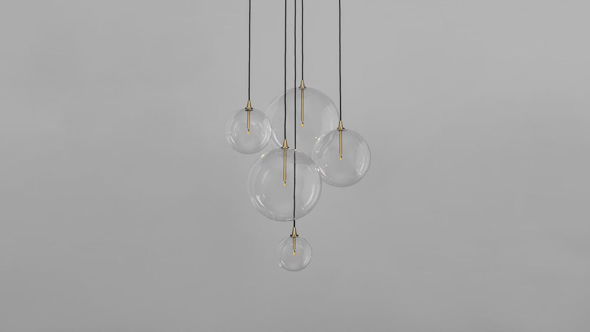 Schwung Cluster 5 Mix Chandelier B084