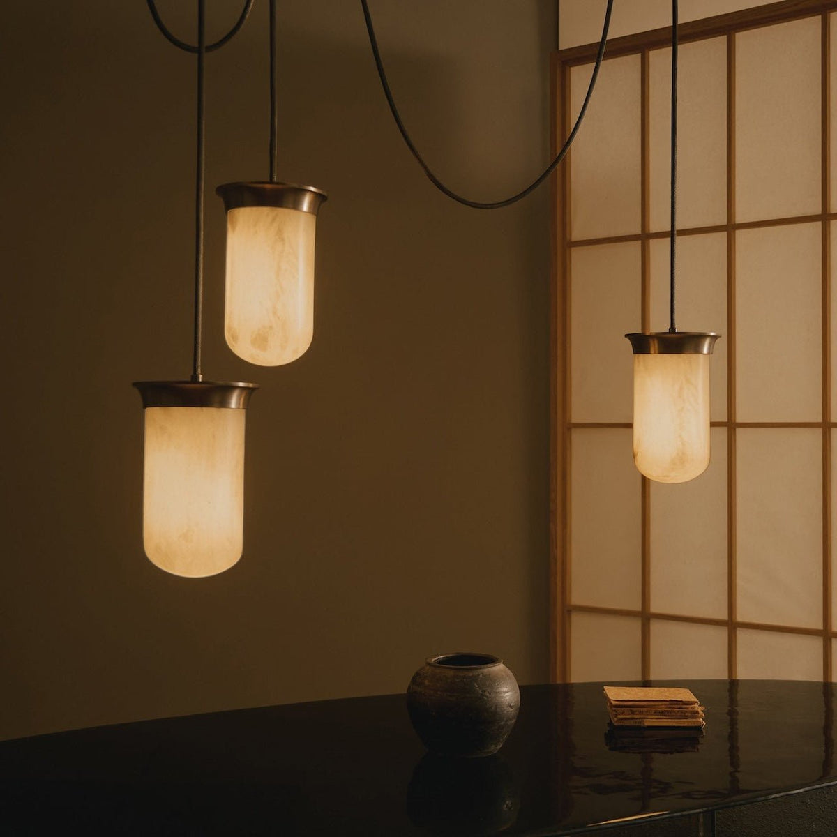 Yukimi Linear Triple Pendants — CTO Lighting - Luxury Lighting BoutiquePendant LampCTO Lighting
