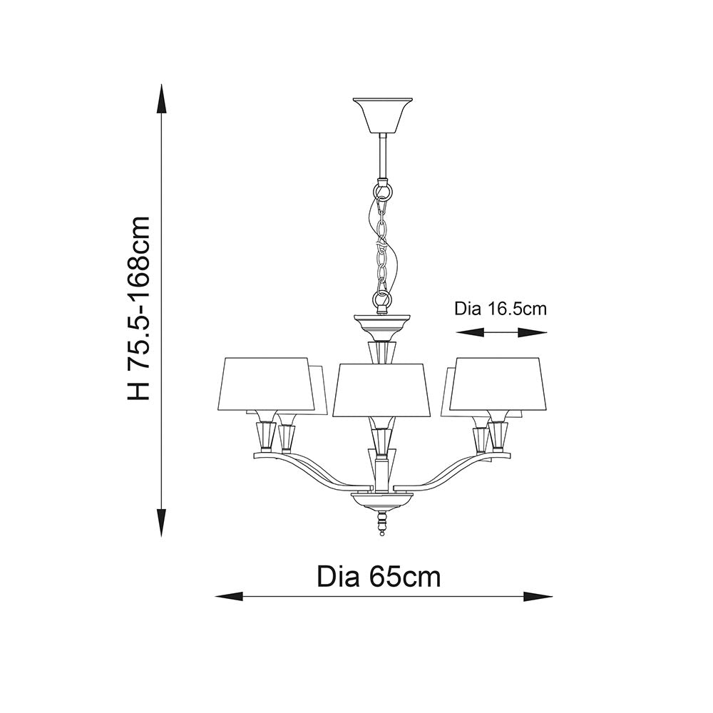 Fiennes 5Lt Pendant - Luxury Lighting BoutiquePendant LampSignature