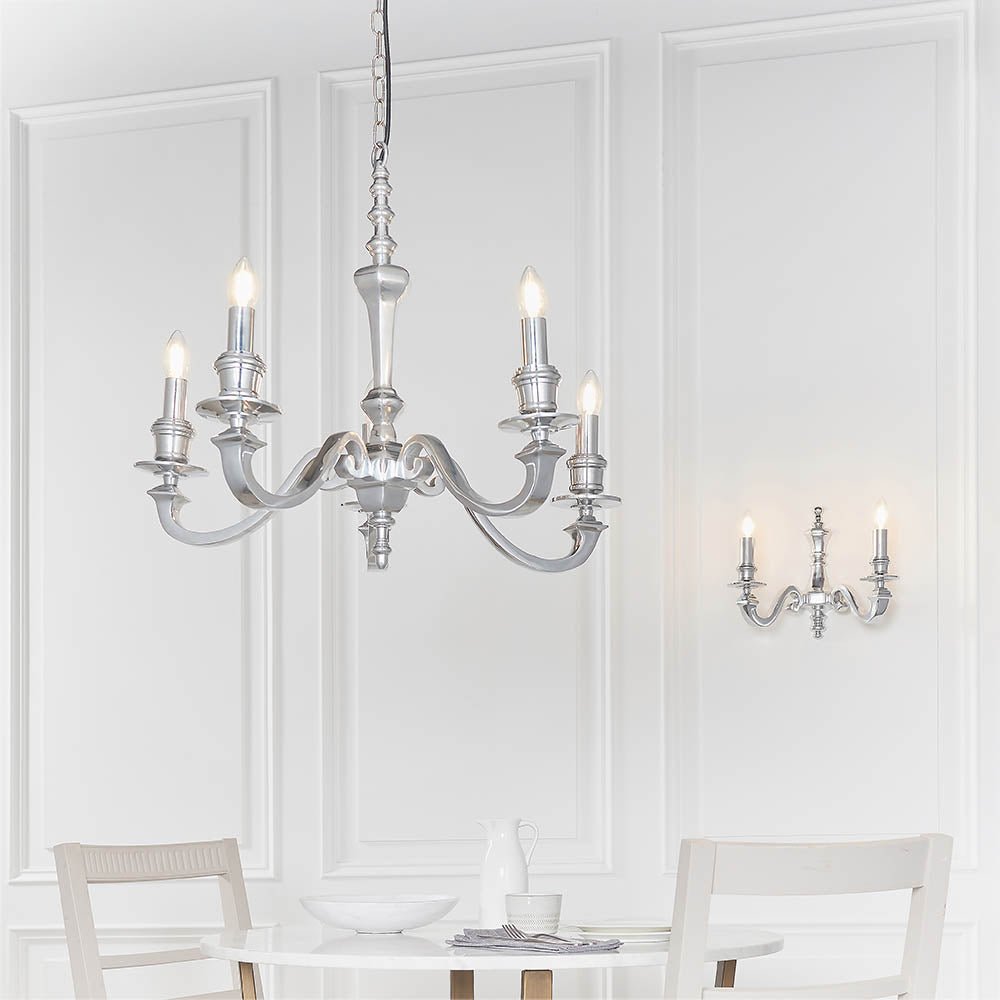 Finsbury 5Lt Pendant – Endon - Luxury Lighting BoutiqueChandelierSignature