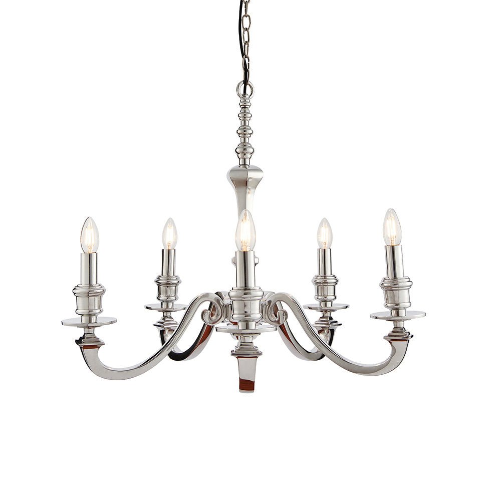 Finsbury 5Lt Pendant – Endon - Luxury Lighting BoutiqueChandelierSignature