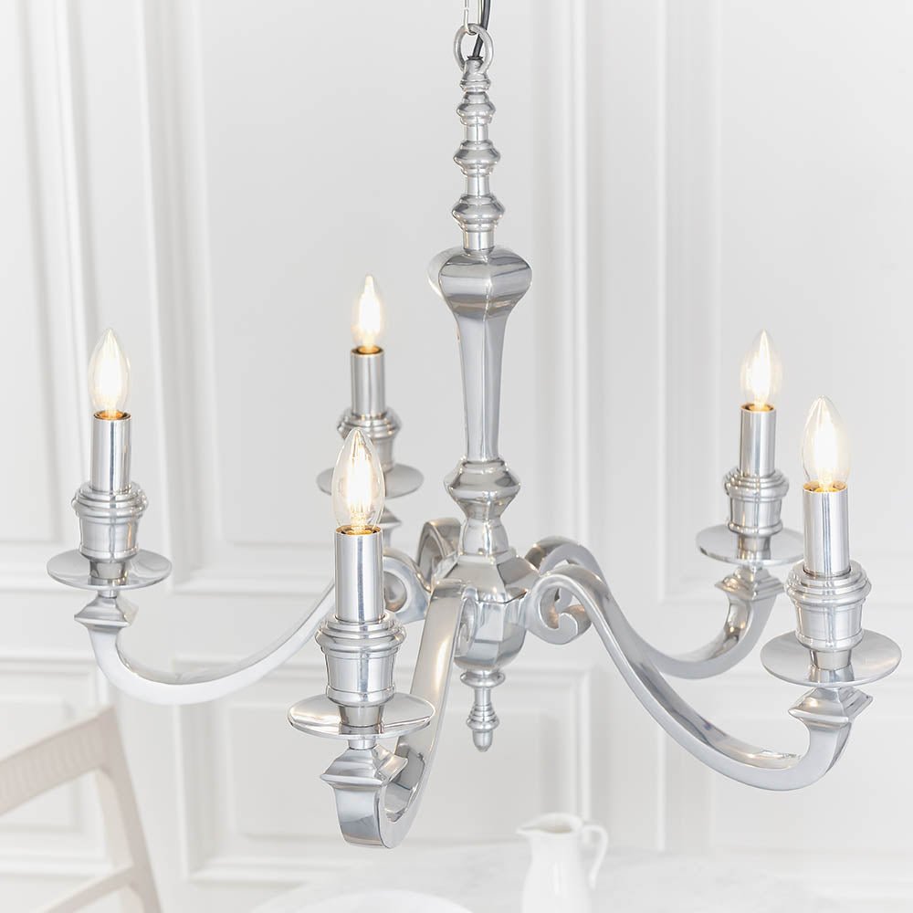 Finsbury 5Lt Pendant – Endon - Luxury Lighting BoutiqueChandelierSignature