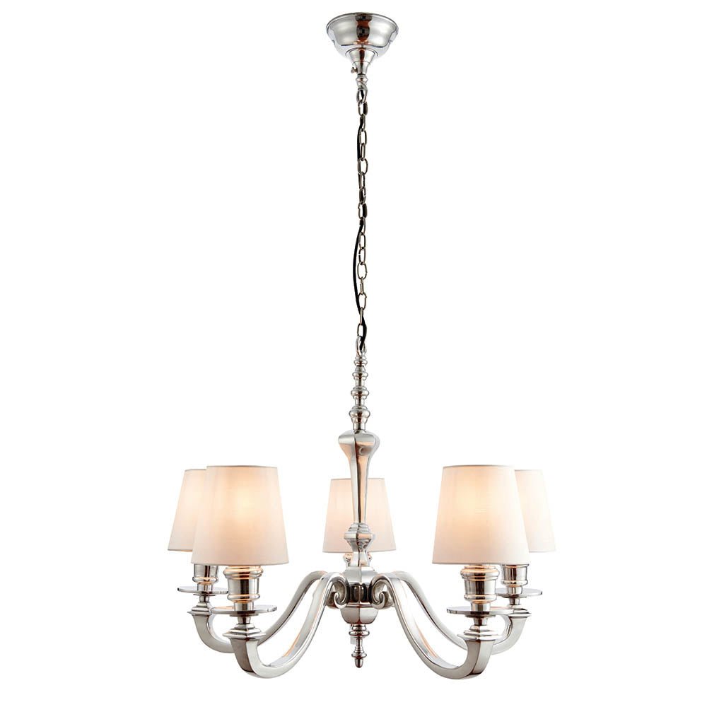 Finsbury 5Lt Pendant – Endon - Luxury Lighting BoutiqueChandelierSignature