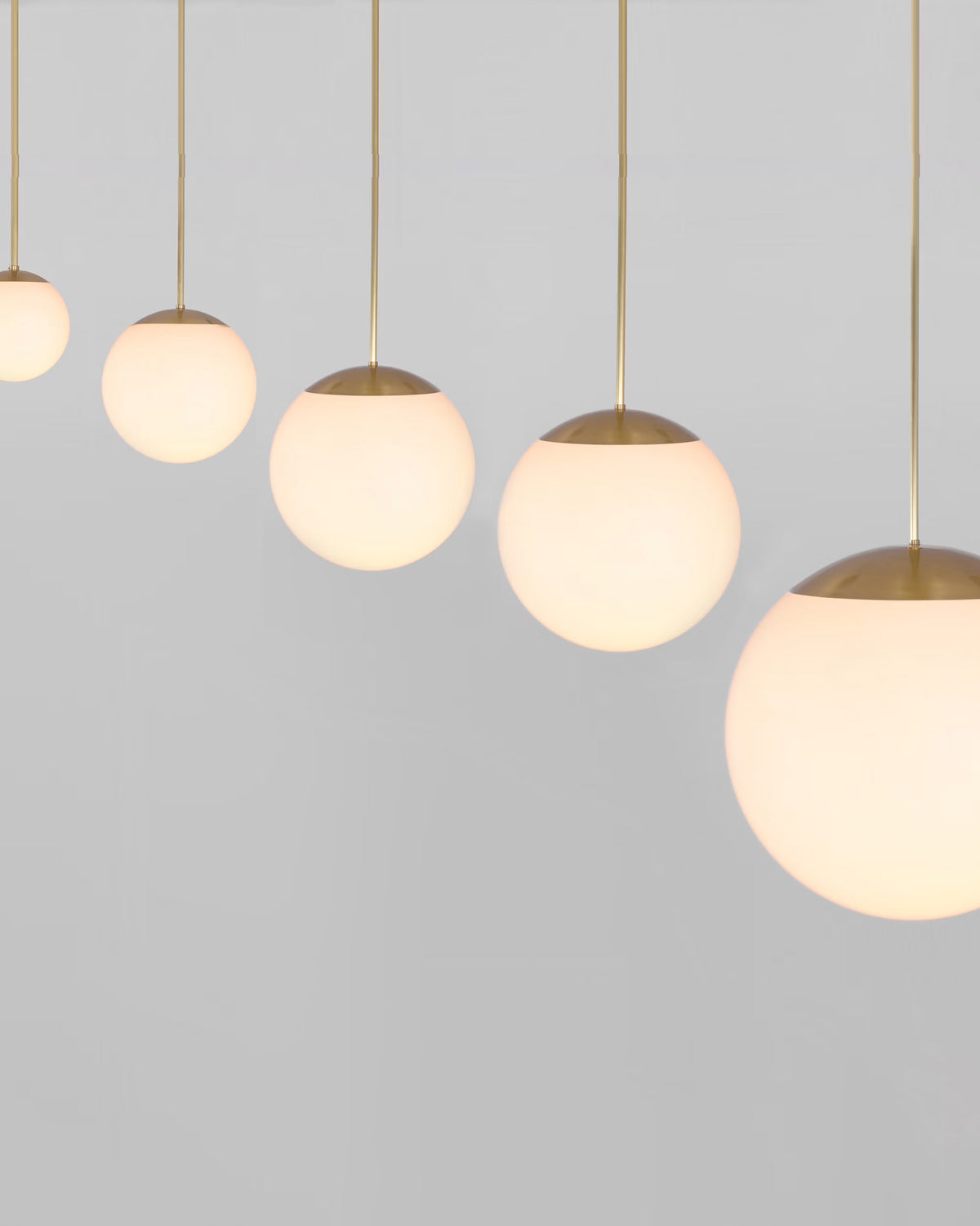 Schwung Glass Globe Opal Pendant product detail