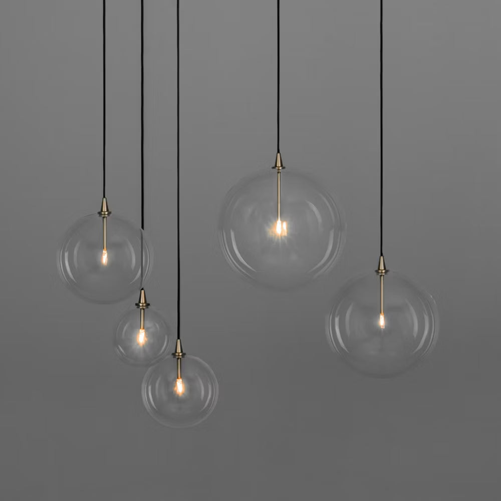 Schwung Glass Globe Pendant dimensions