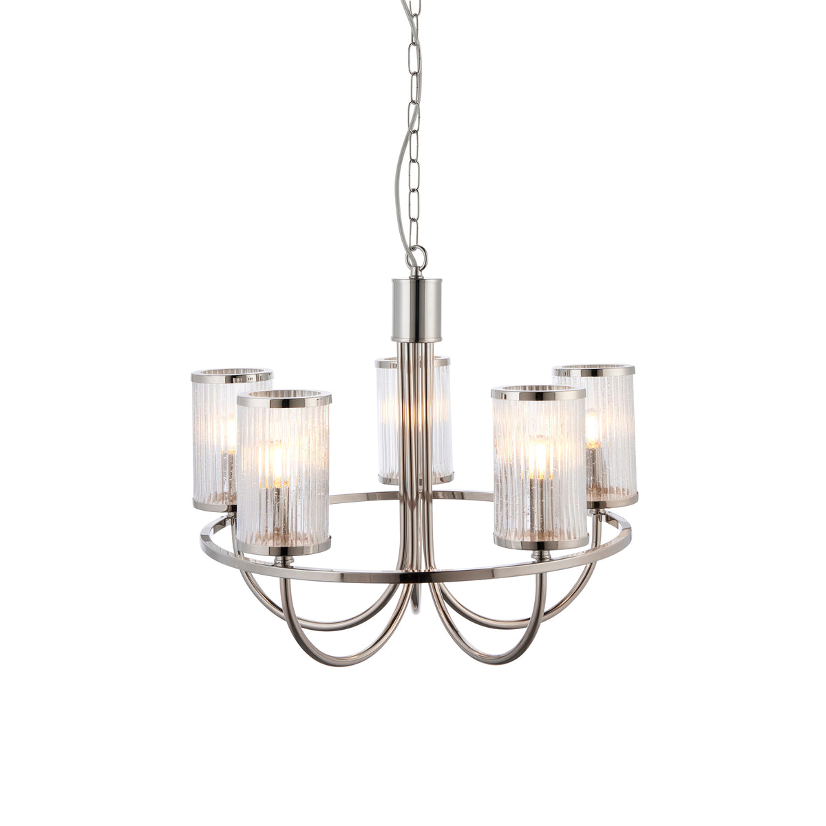 Henbury 5Lt Pendant – Endon - Luxury Lighting BoutiqueChandelierSignature