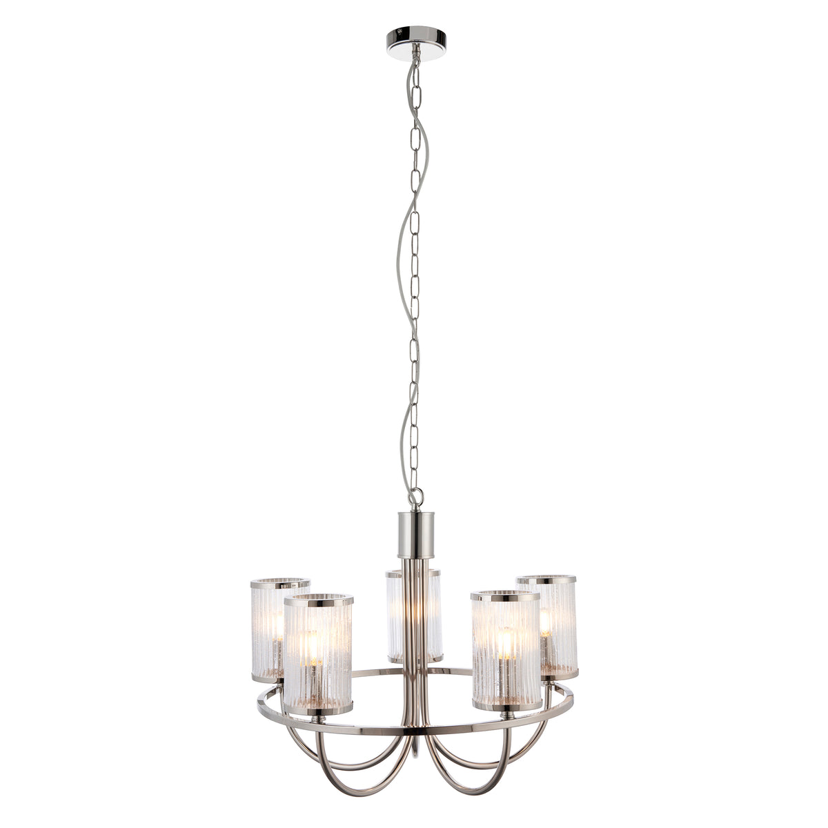 Henbury 5Lt Pendant – Endon - Luxury Lighting BoutiqueChandelierSignature