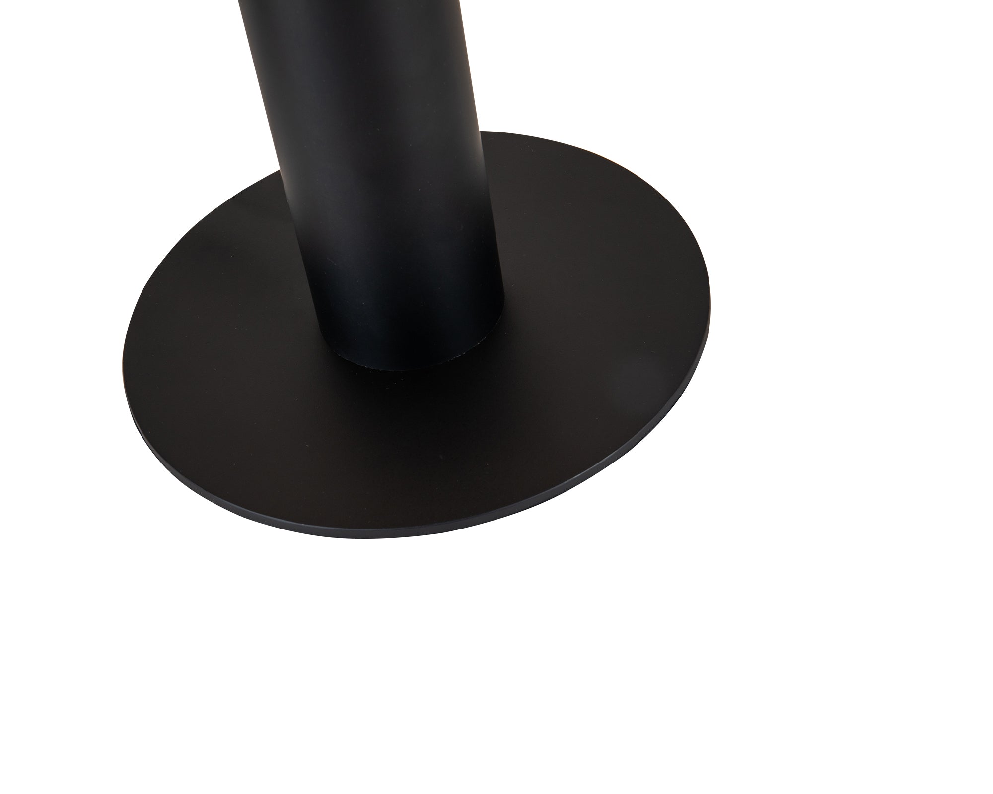 Holmes Table Lamp by Liang & Eimil featuring a matte black domed shade and faux white marble base
