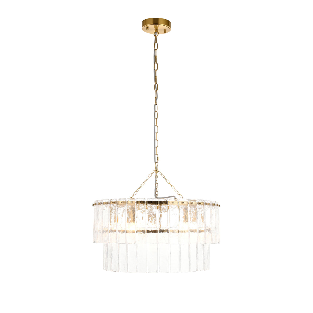 Karine 5Lt Tiered Pendant – Endon - Luxury Lighting BoutiqueChandelierSignature