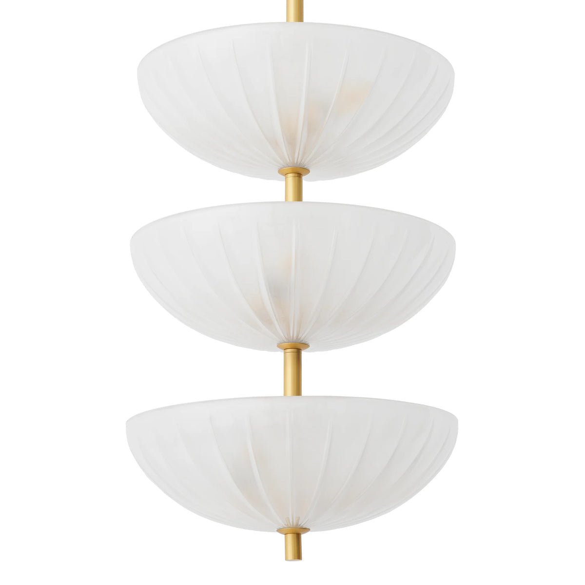 Maranello Chandelier illuminated with a warm and atmospheric luxury glow