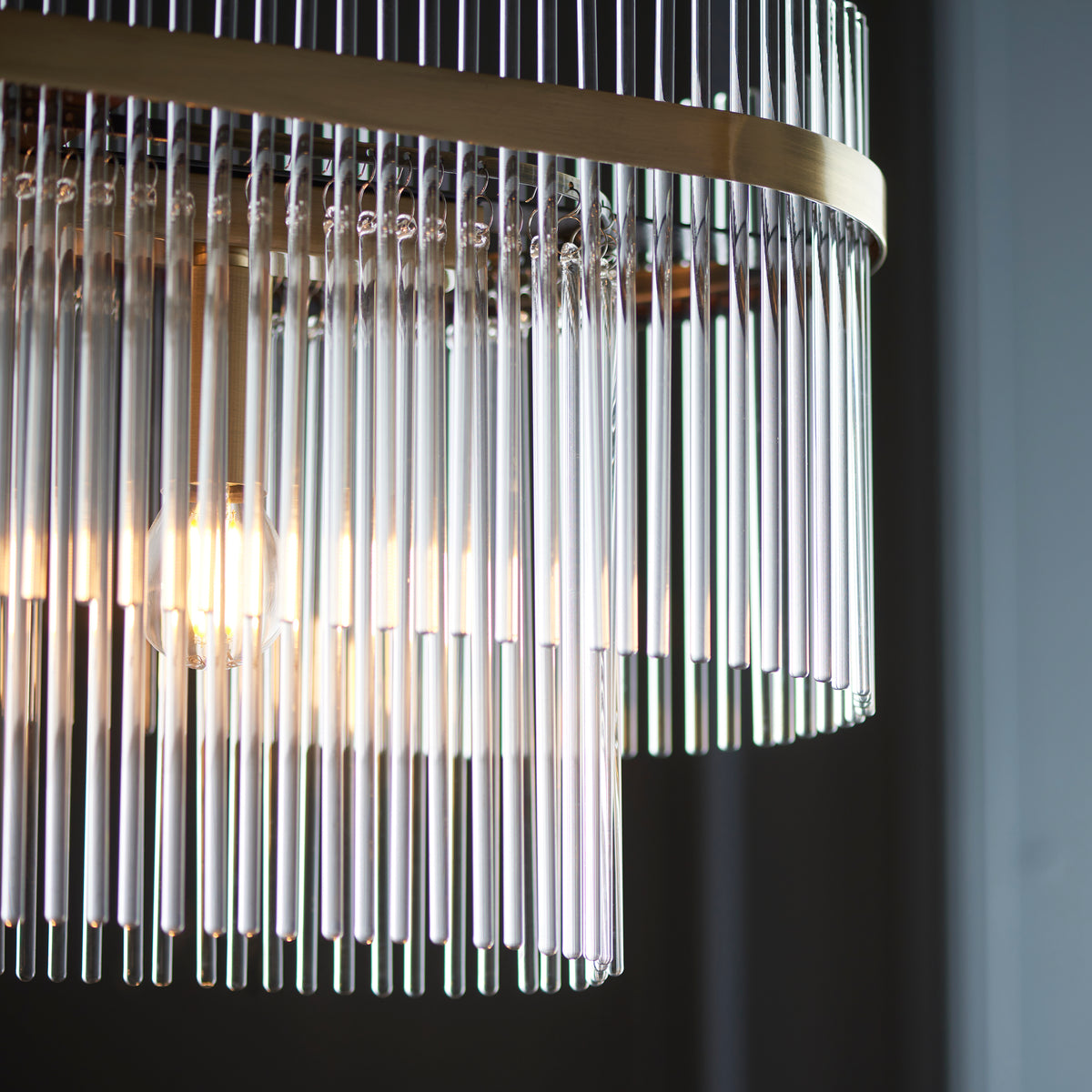 Marietta Linear Pendant showcasing its balanced four-light linear arrangement