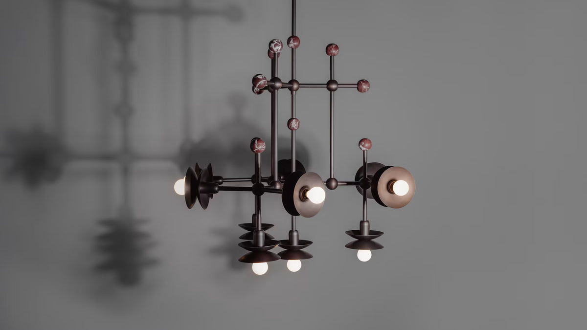 Schwung Babylon Chandelier premium lighting detail