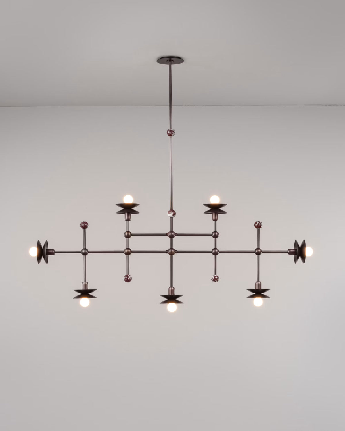 Schwung Babylon Linear 7 Chandelier B772 luxury lighting
