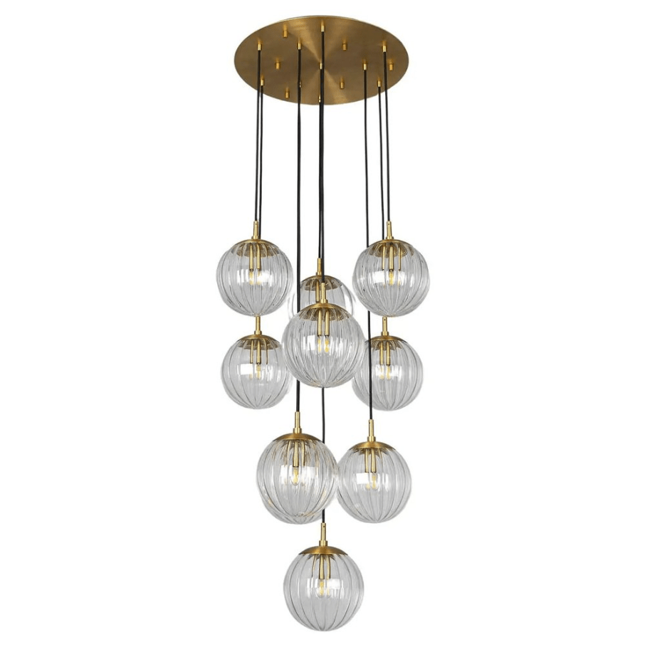 Globe Cluster 10 Chandeliers - Schwung - Luxury Lighting BoutiqueChandelierSchwung