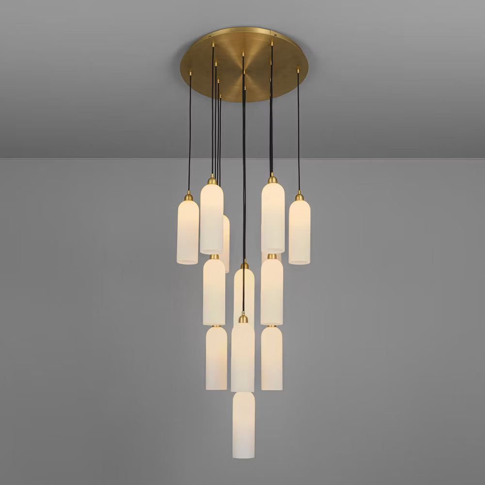 Schwung Odyssey Cluster 13 B160 chandelier front view